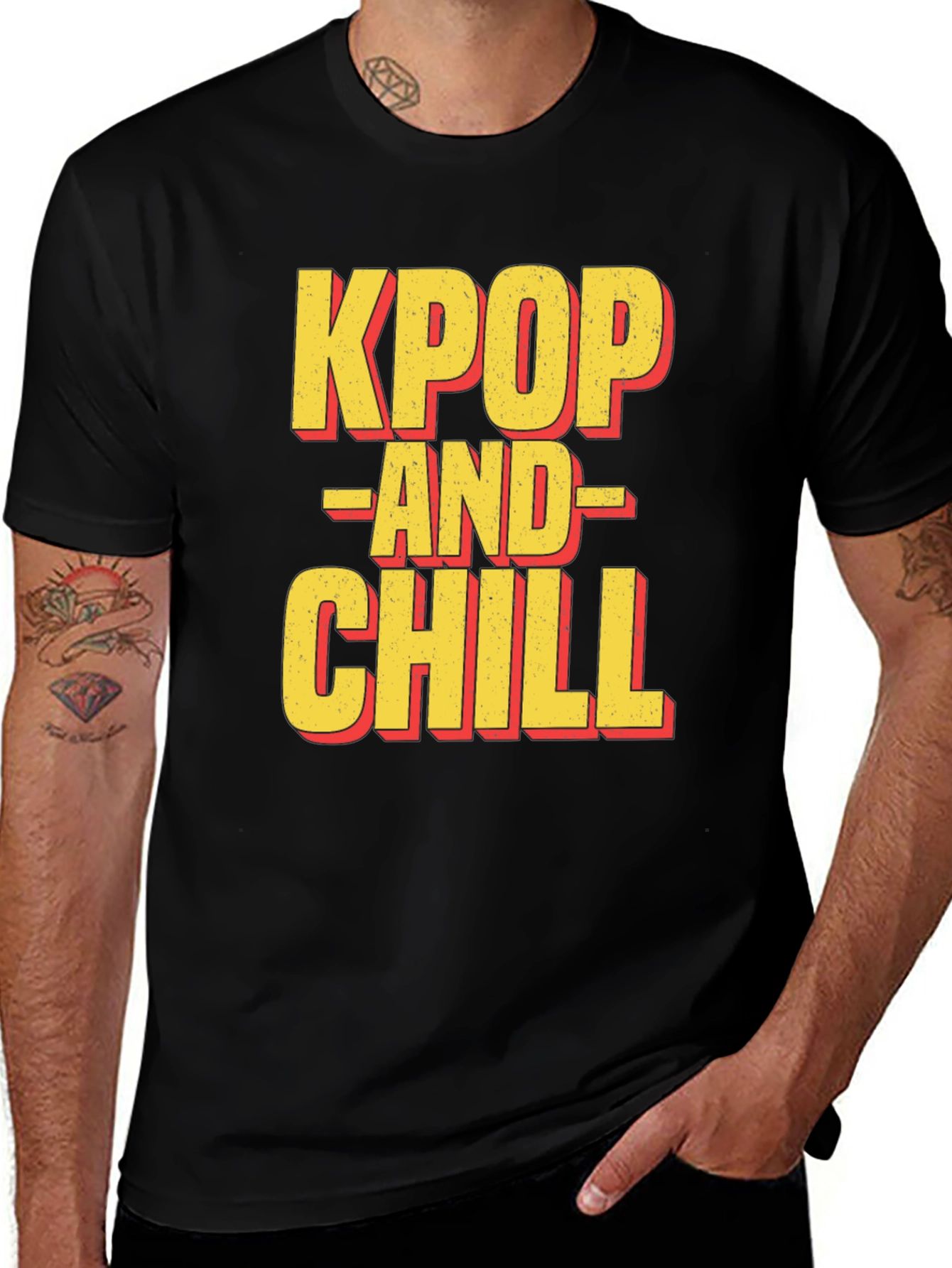 Kpop and Chill Graphic Tee