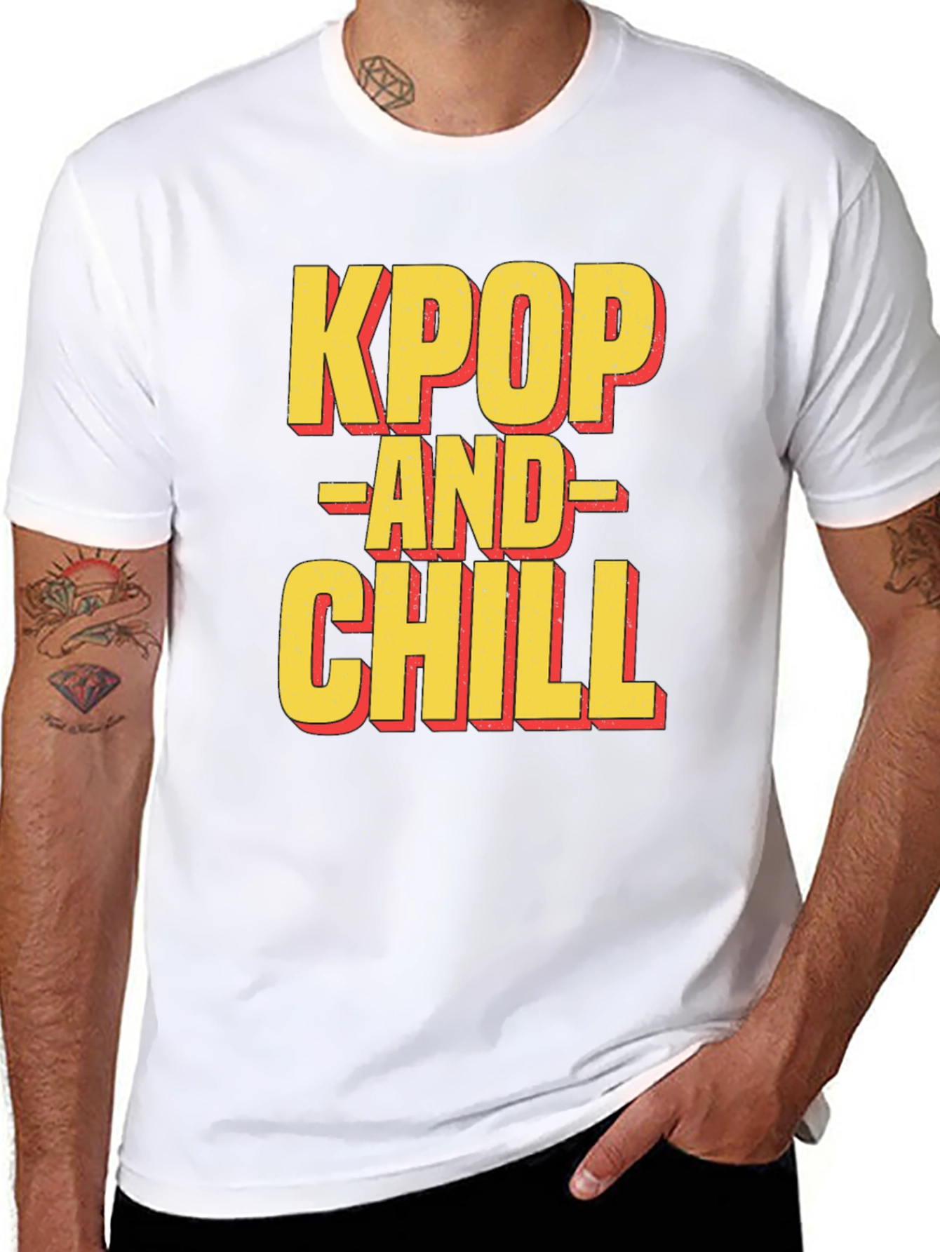 Kpop and Chill Graphic Tee