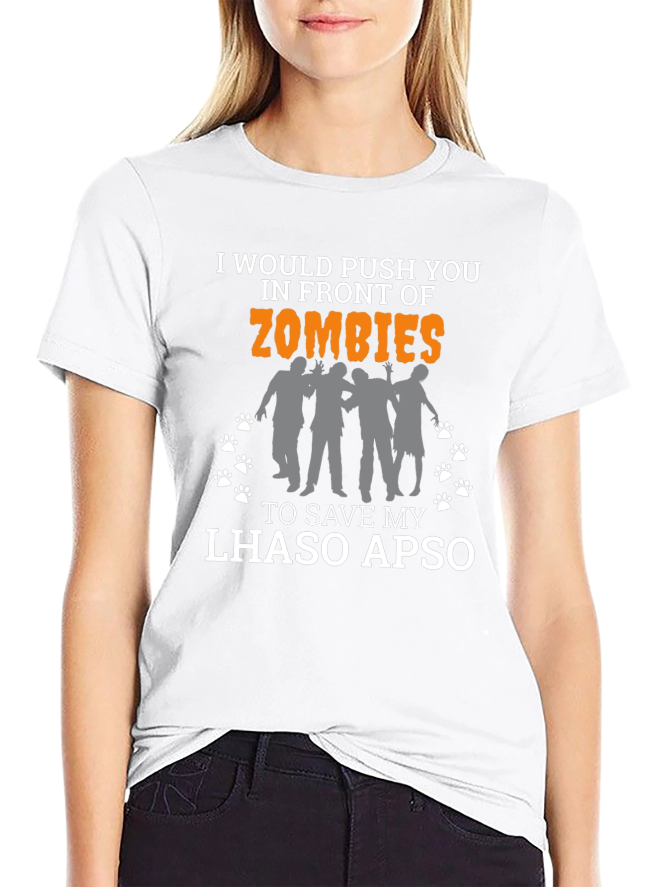 Zombie Lhasa Apso Tee