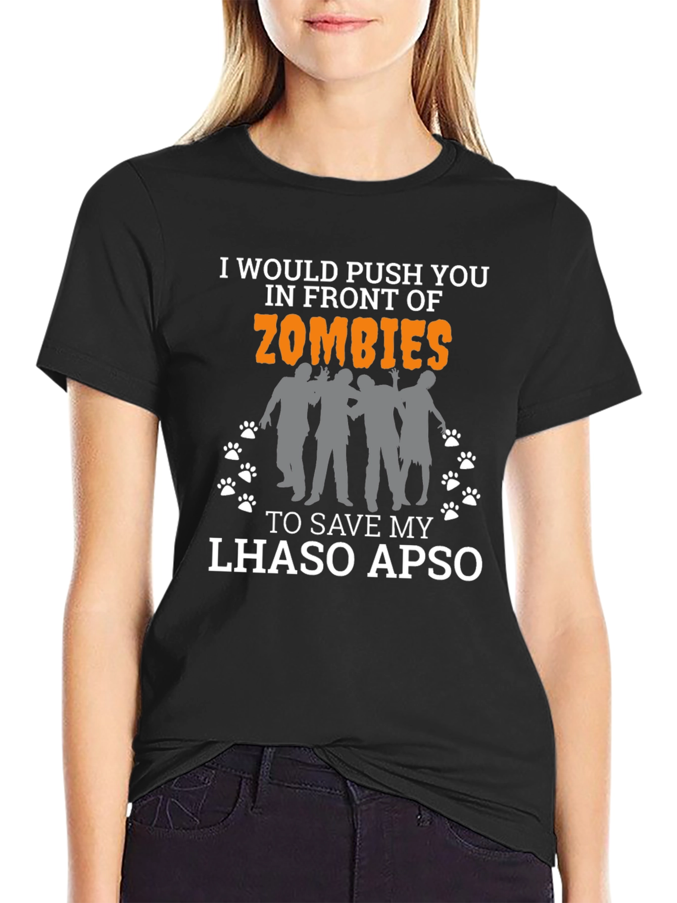 Zombie Lhasa Apso Tee