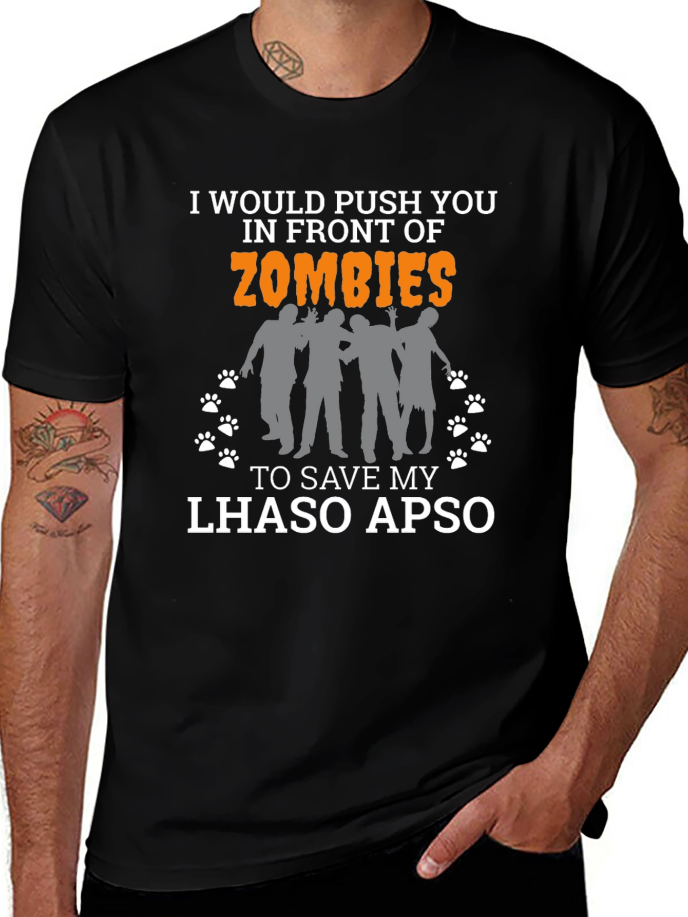 Zombie Lhasa Apso Tee