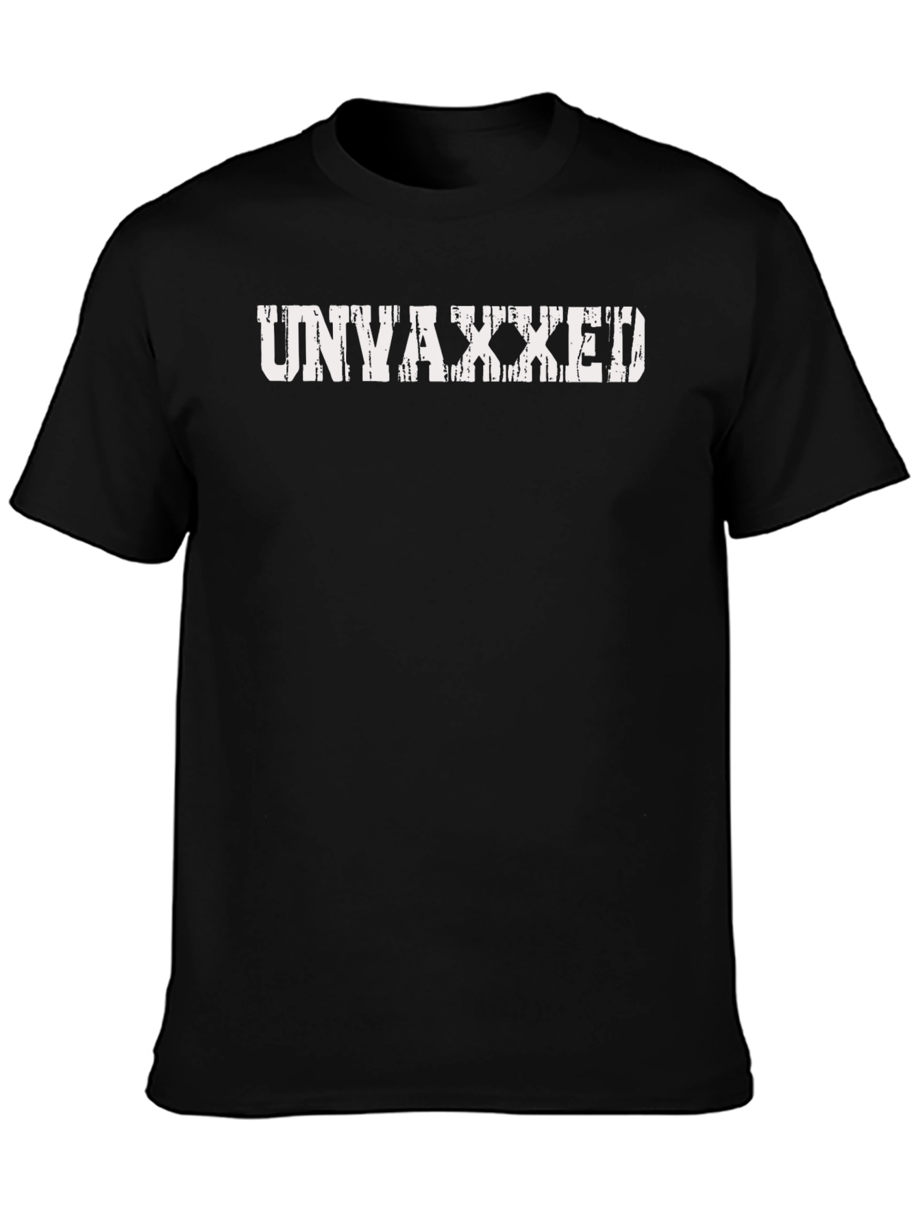 Unvaxxed Black T-Shirt - Statement Tee