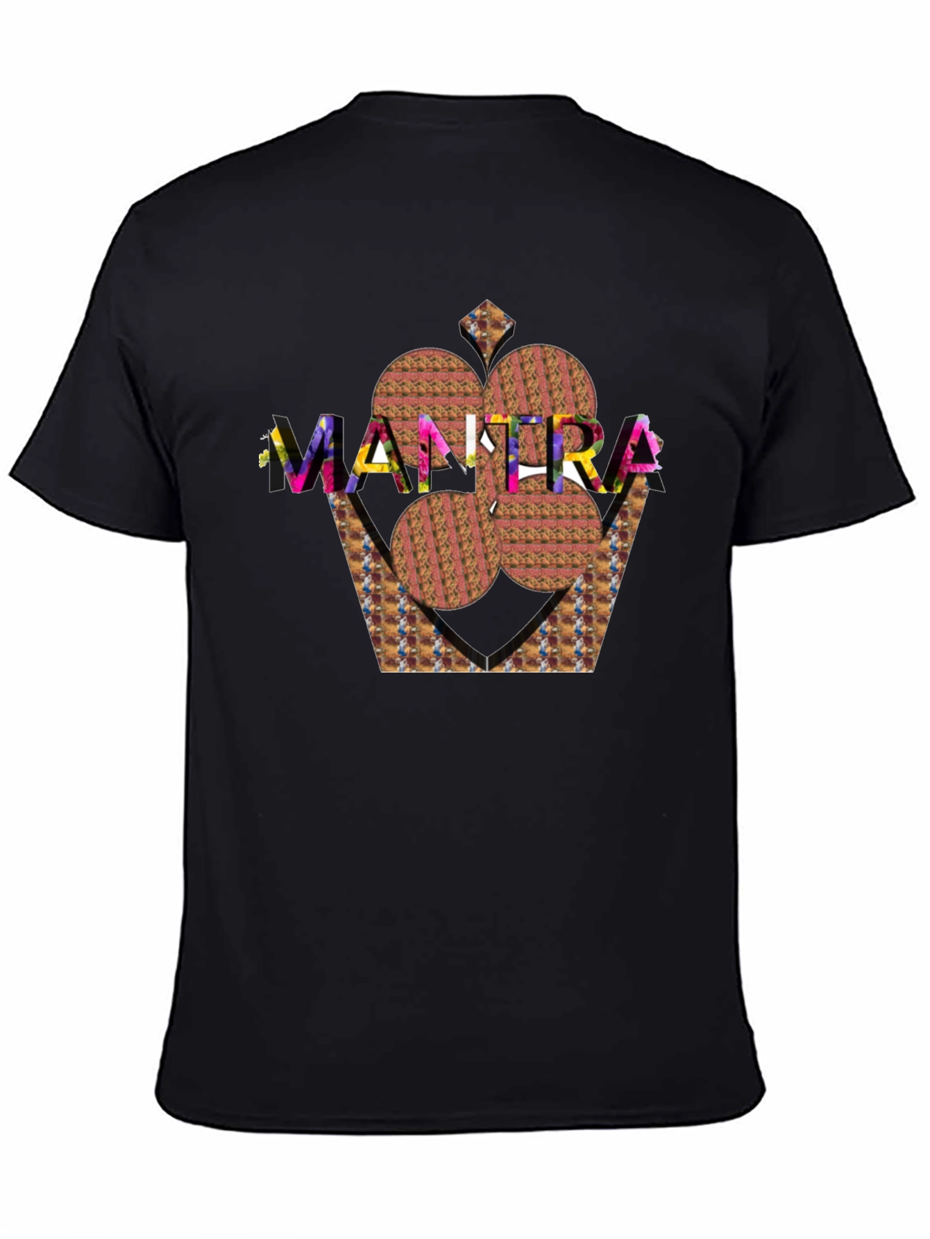 Mantra Graphic Black T-Shirt Stylish Design