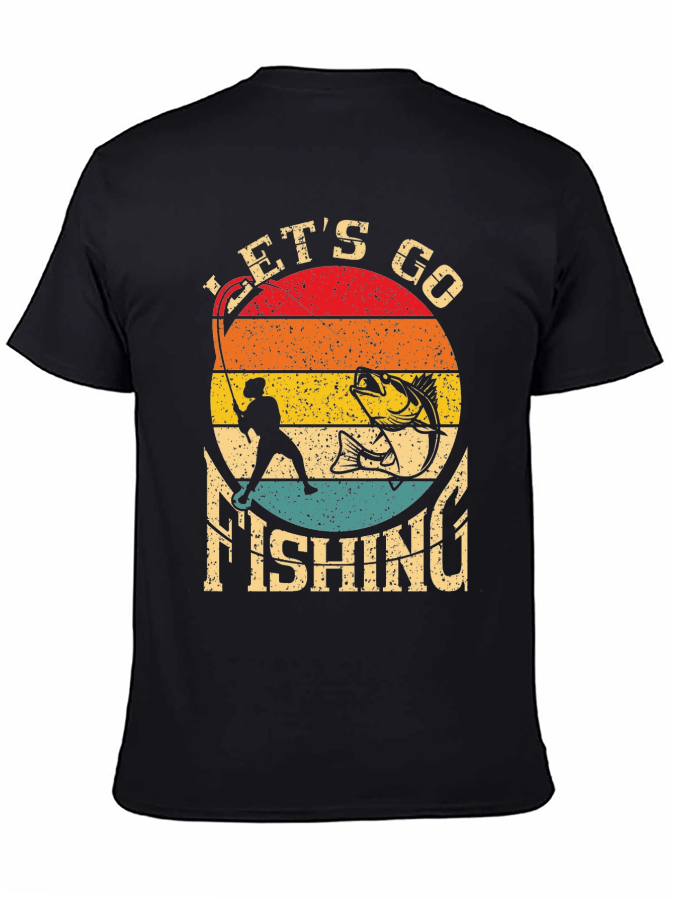 Lets Go Fishing Graphic Tee