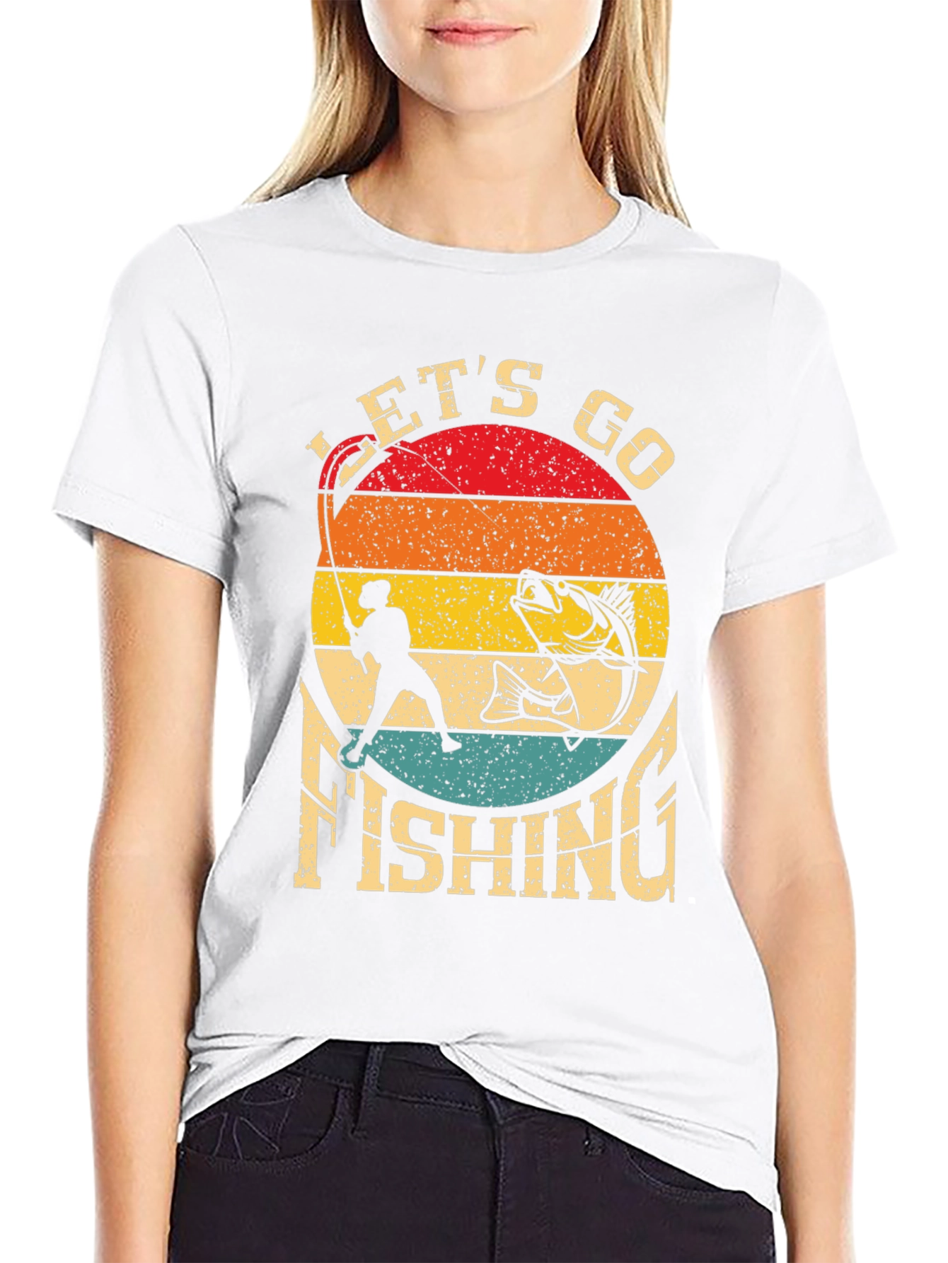Lets Go Fishing Graphic Tee