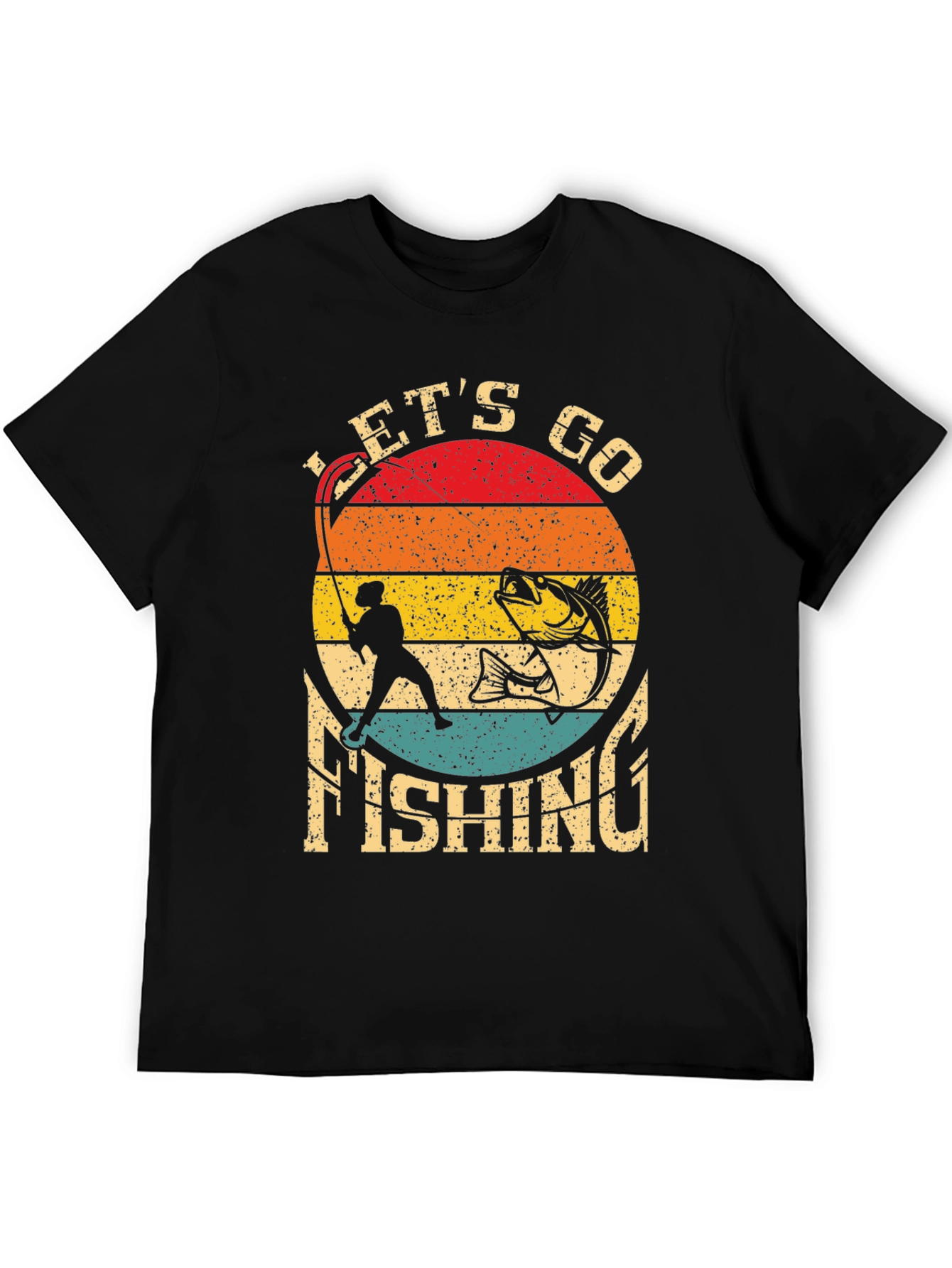 Lets Go Fishing Graphic Tee