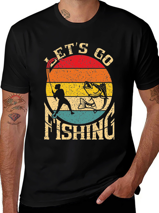Lets Go Fishing Graphic Tee