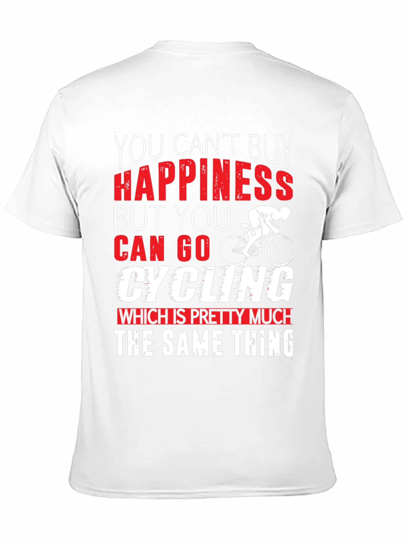 Cycling Happiness T-Shirt | Bike Lover Gift
