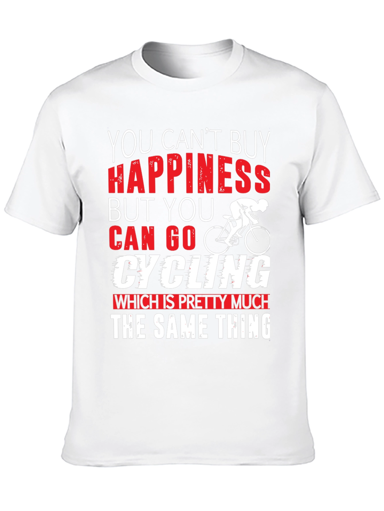 Cycling Happiness T-Shirt | Bike Lover Gift