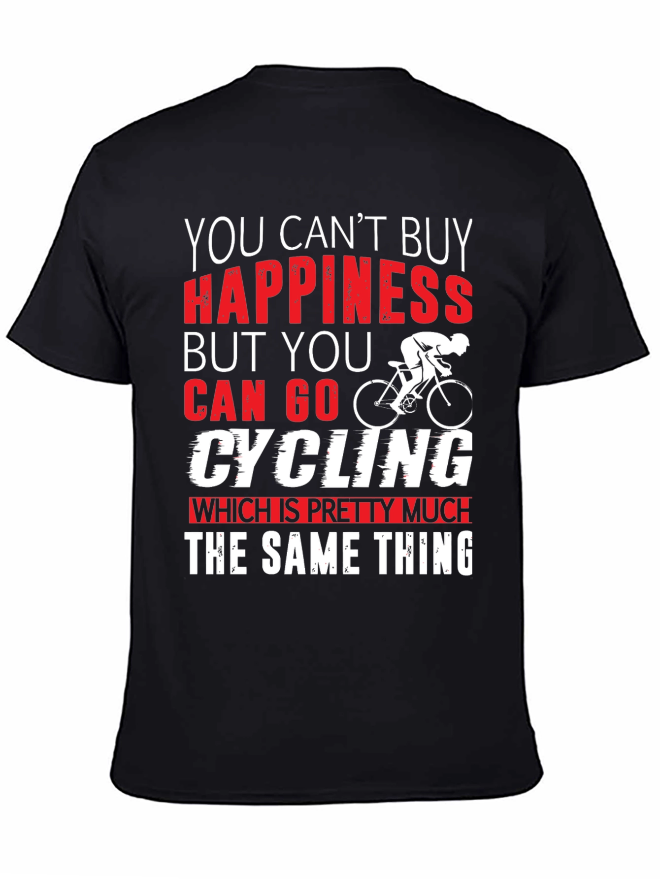 Cycling Happiness T-Shirt | Bike Lover Gift