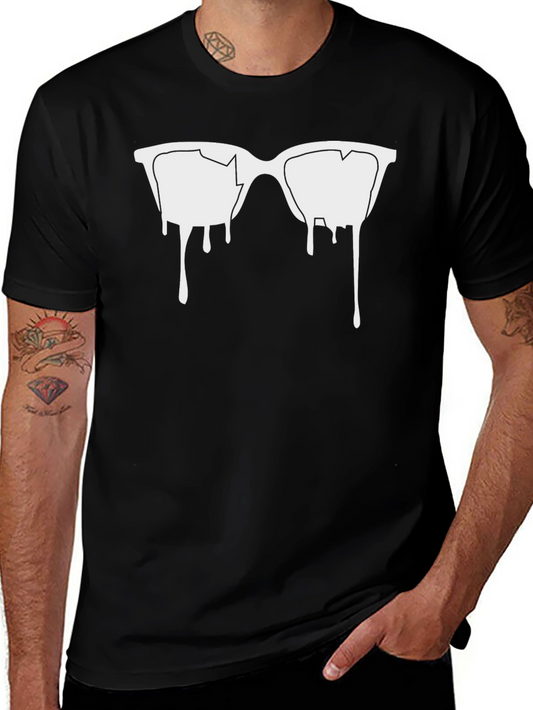 Dripping Sunglasses Graphic Tee - Cool & Trendy