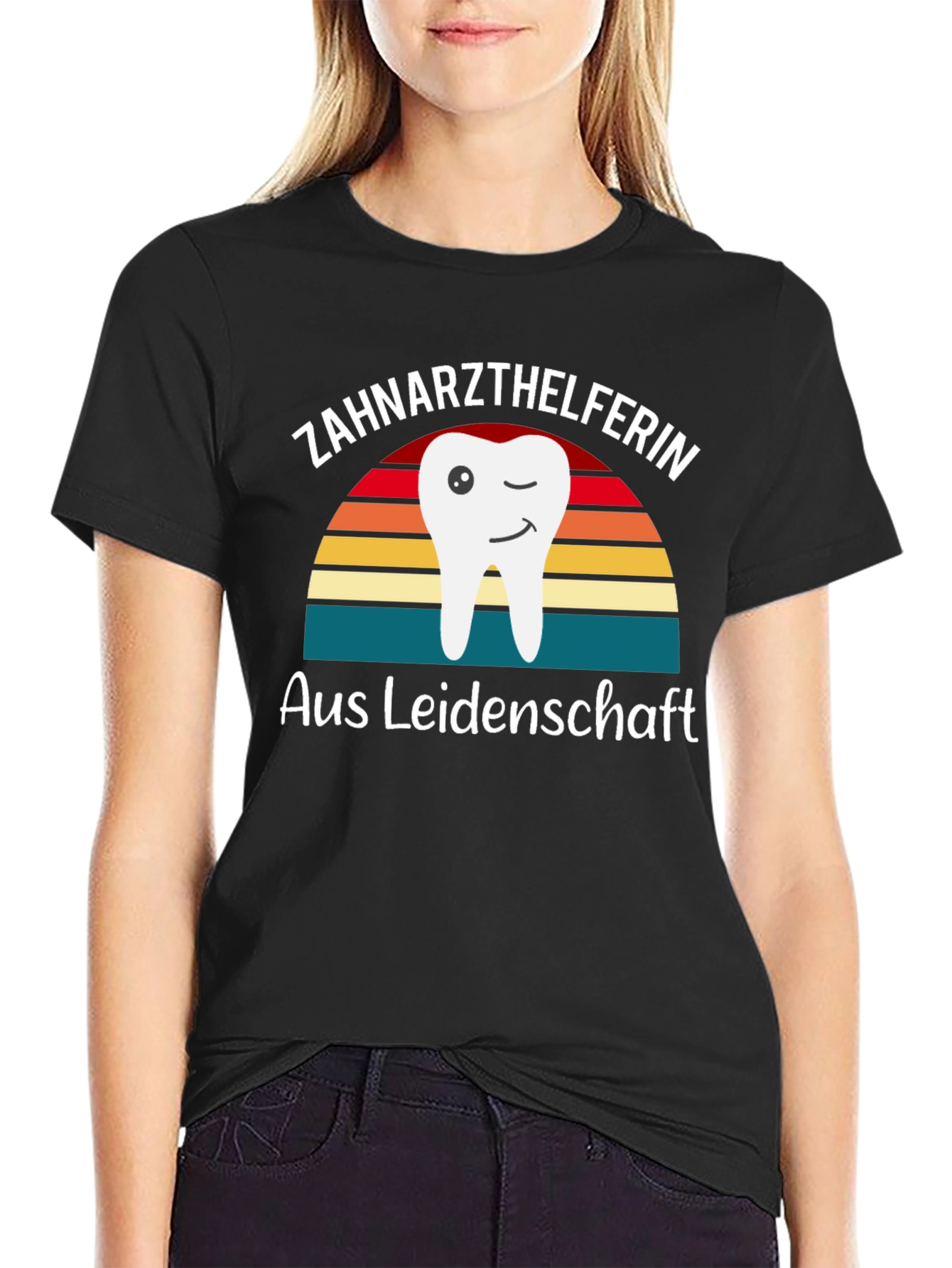 Zahnarzthelferin Aus Leidenschaft Dentist T-Shirt