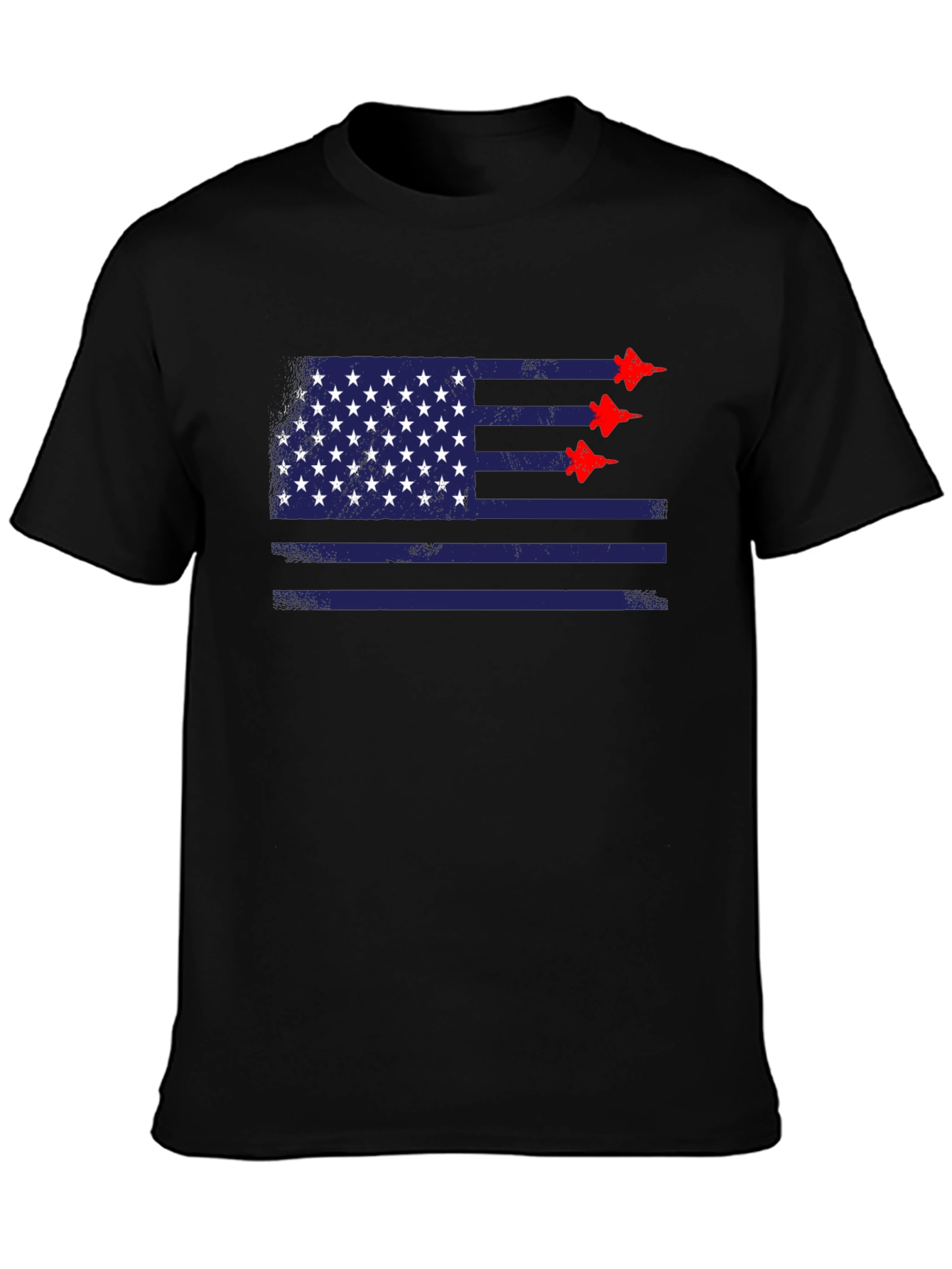 American Flag Jet T-Shirt - Patriotic Style