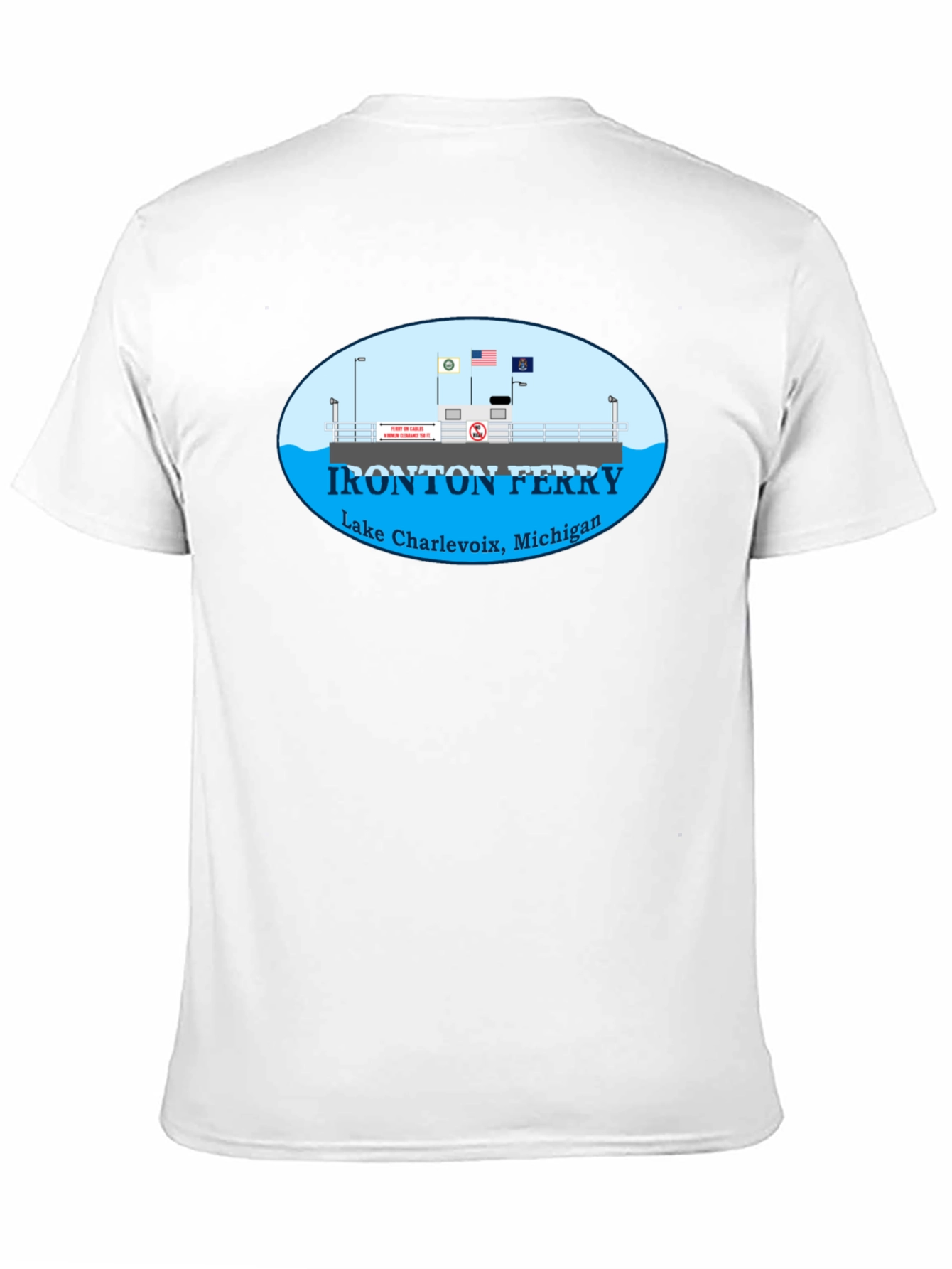 Ironton Ferry Lake Charlevoix Michigan T-Shirt