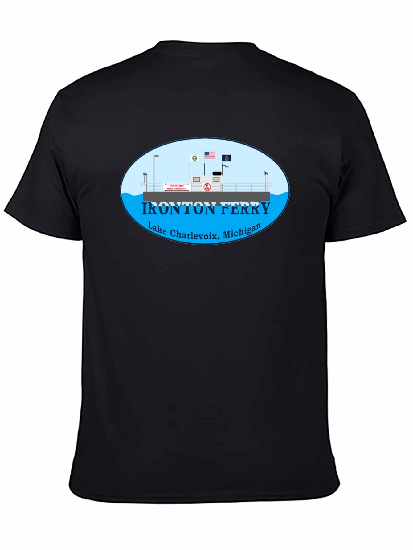 Ironton Ferry Lake Charlevoix Michigan T-Shirt