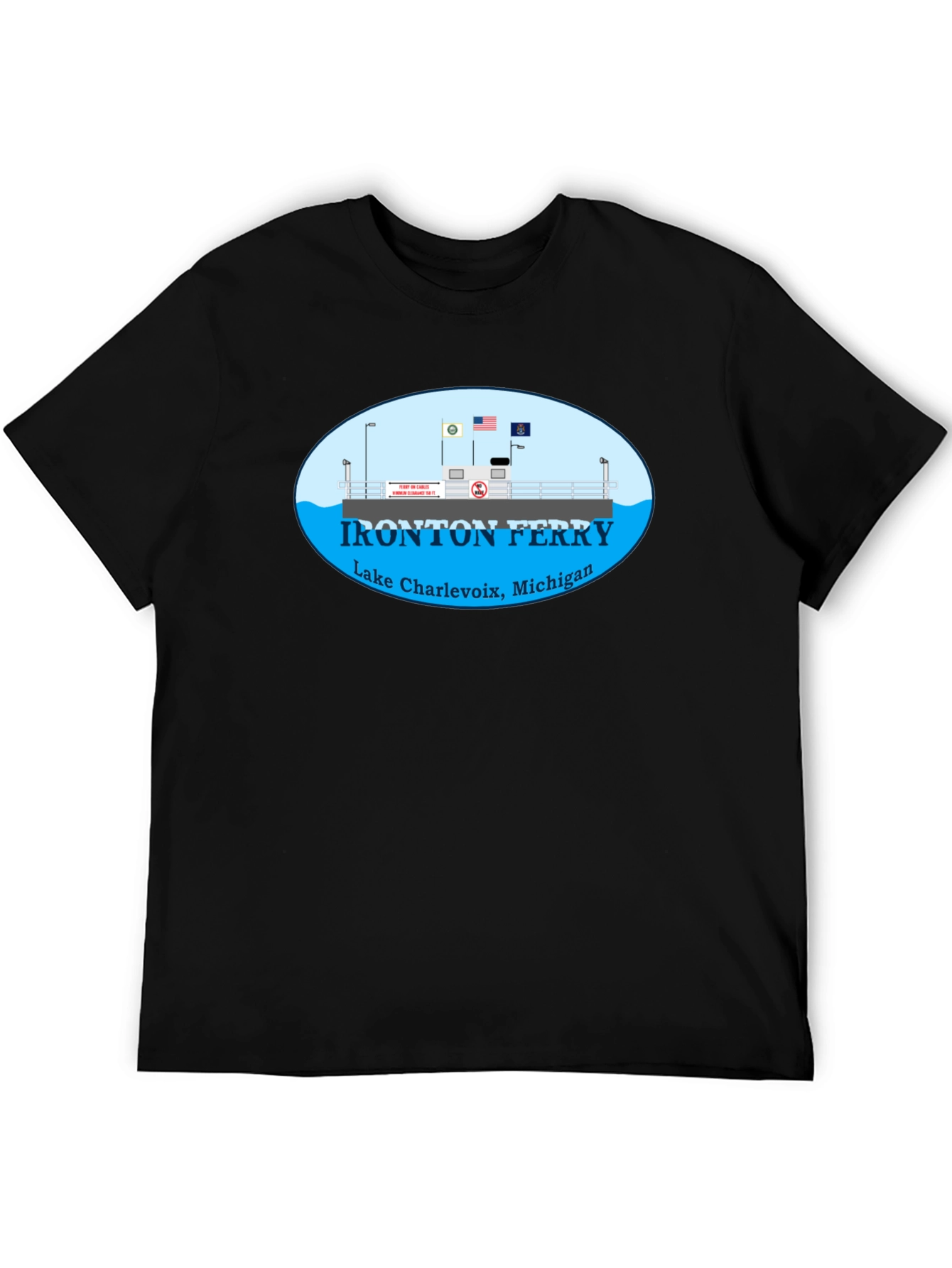 Ironton Ferry Lake Charlevoix Michigan T-Shirt