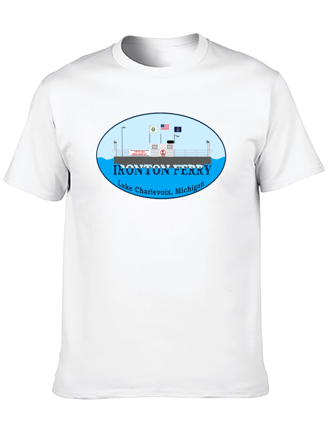 Ironton Ferry Lake Charlevoix Michigan T-Shirt