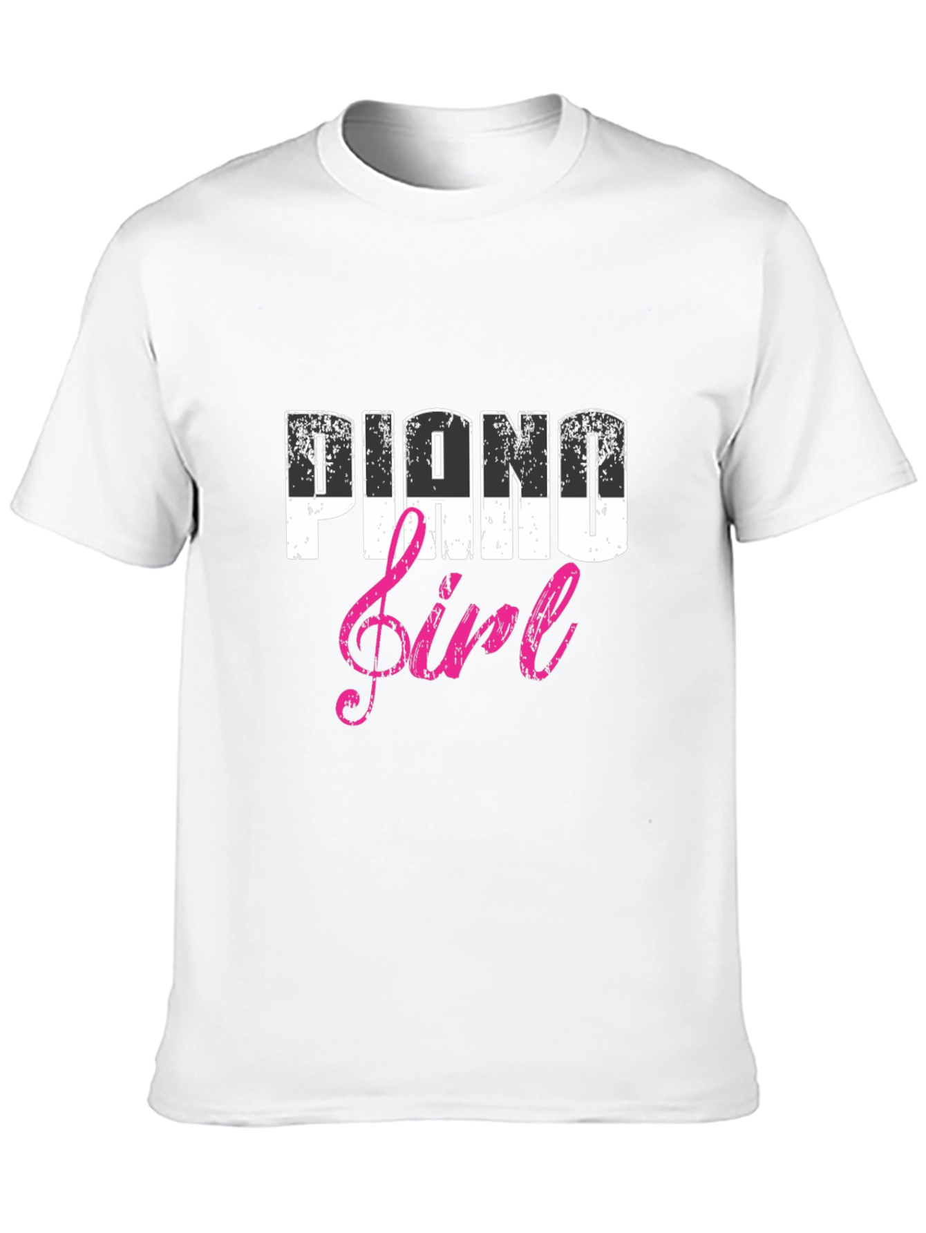 Piano Girl Tee - Music Lover T-Shirt