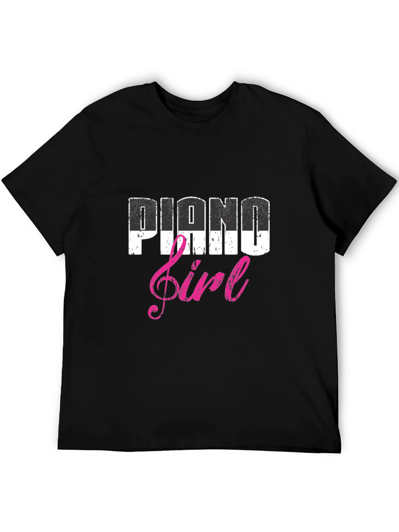 Piano Girl Tee - Music Lover T-Shirt
