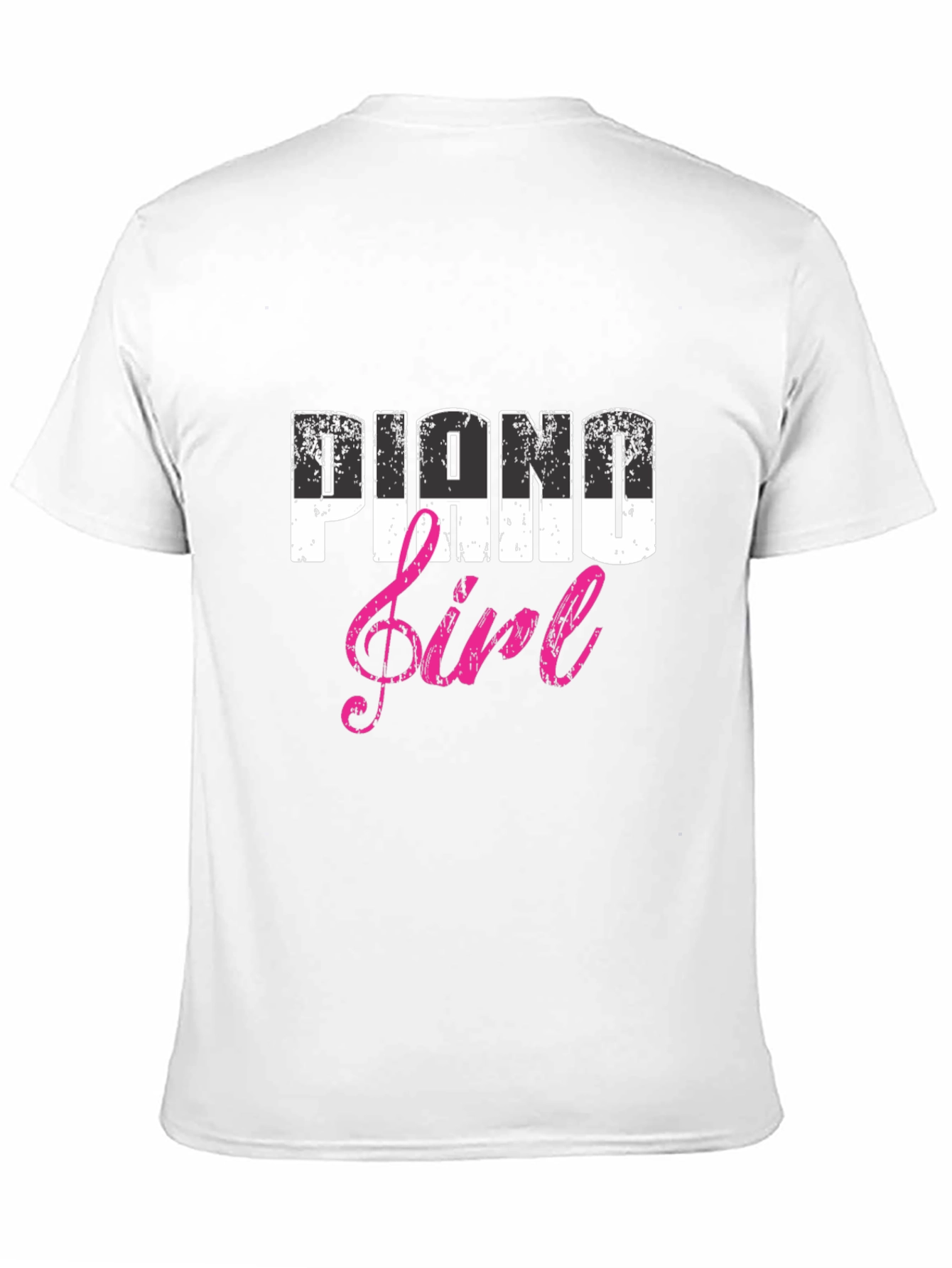 Piano Girl Tee - Music Lover T-Shirt