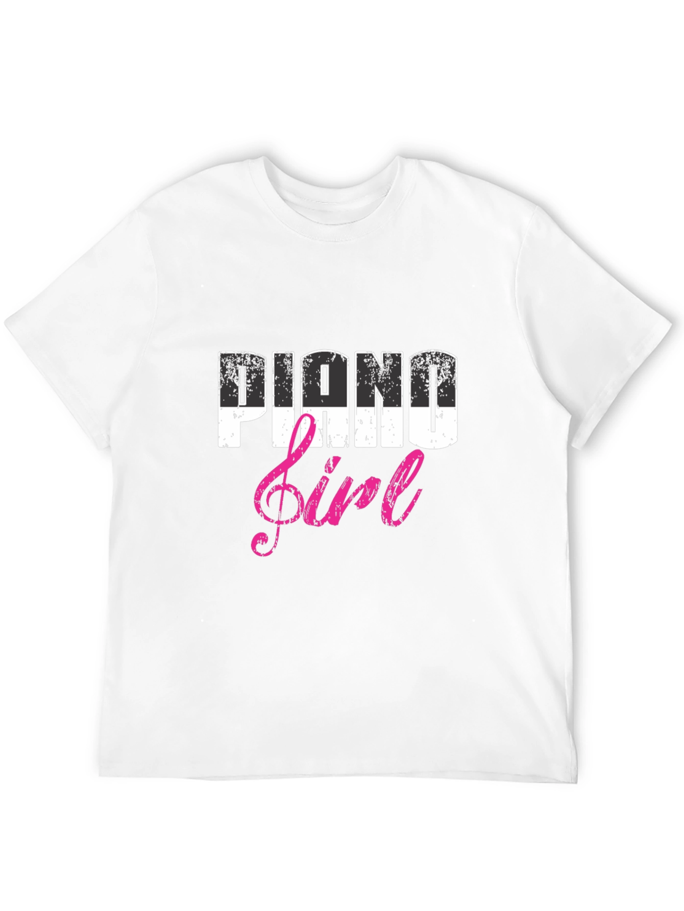 Piano Girl Tee - Music Lover T-Shirt