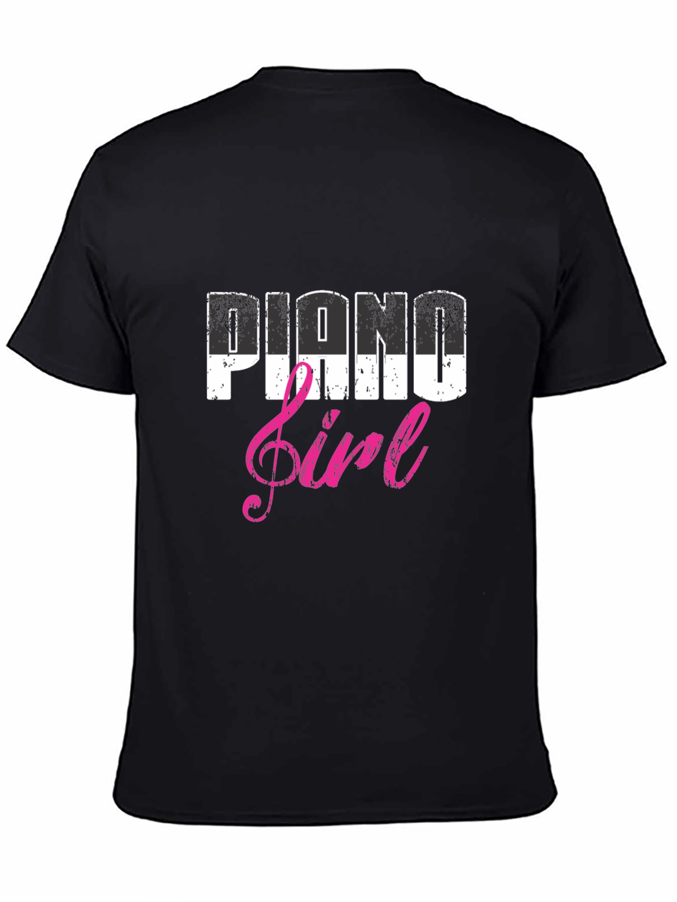 Piano Girl Tee - Music Lover T-Shirt