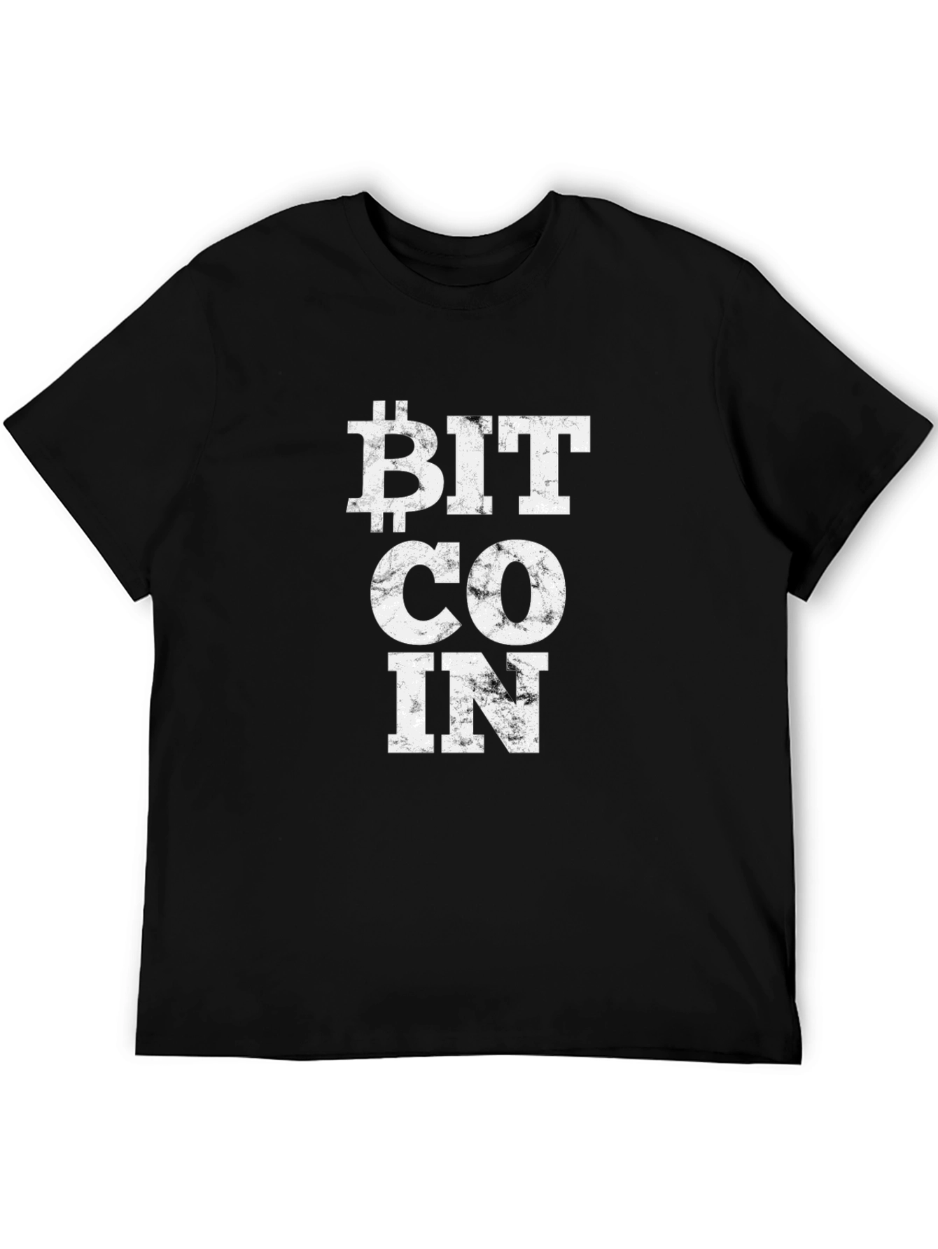 Bitcoin Crypto Graphic T-Shirt - Black