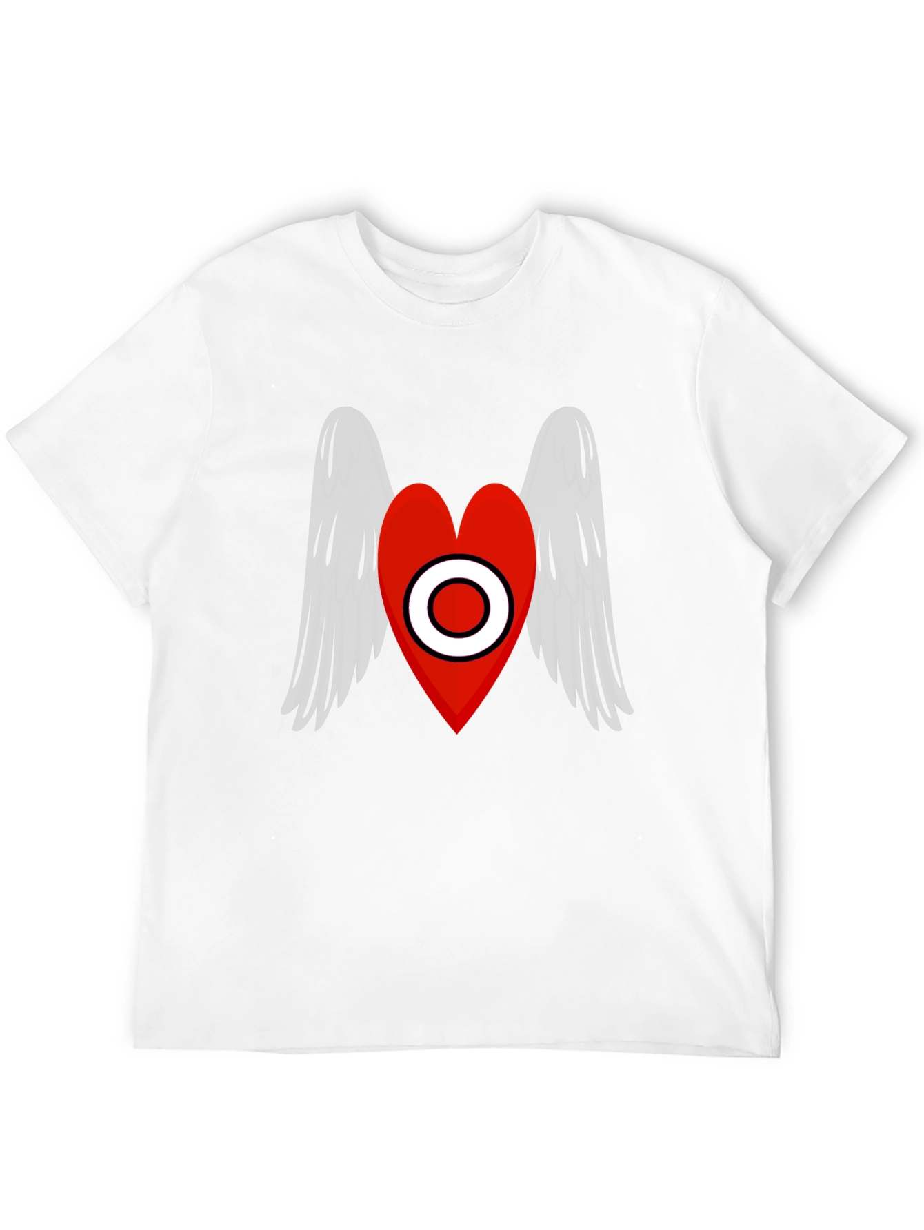 Heart Wings Graphic Tee - Black
