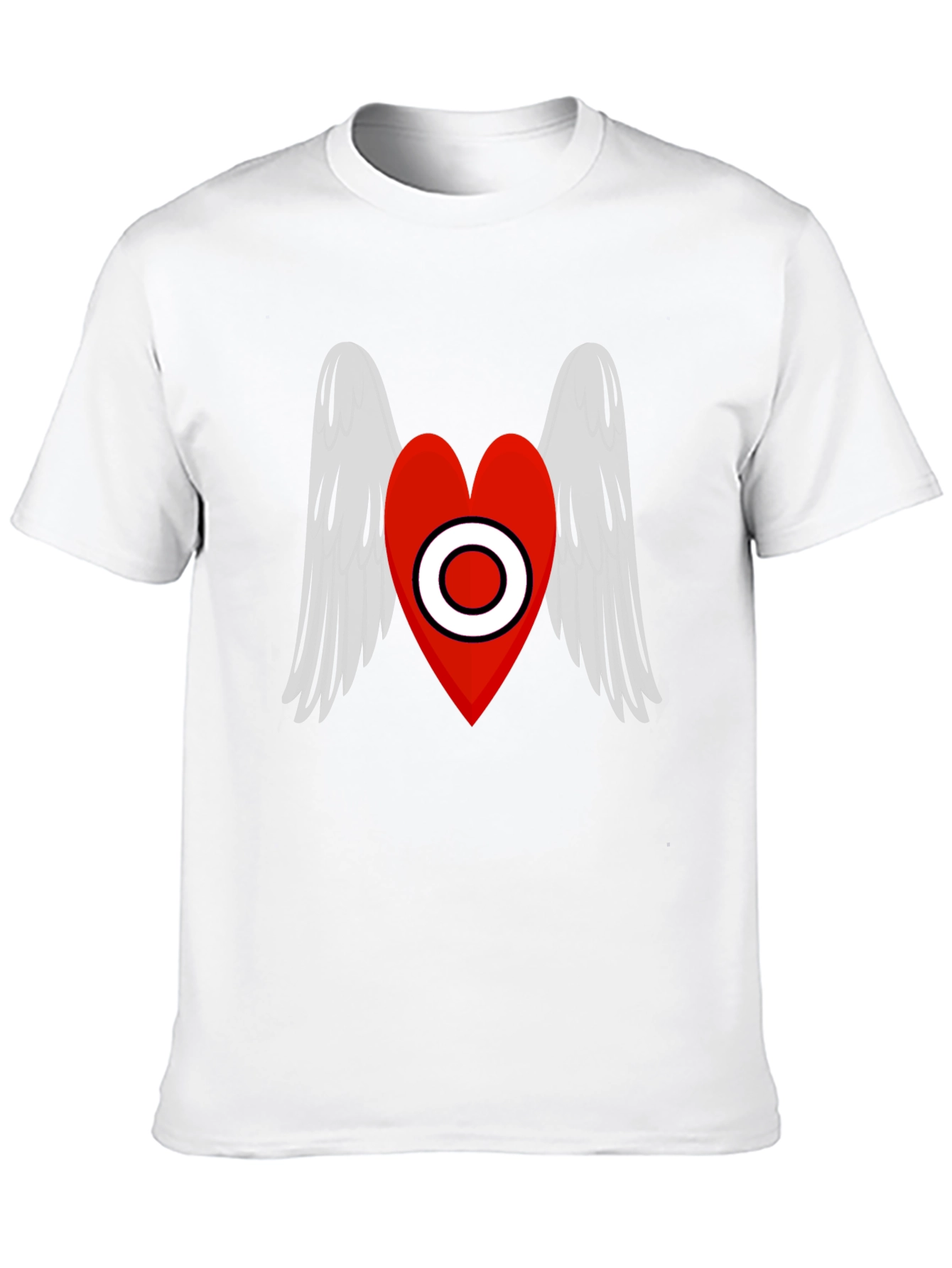 Heart Wings Graphic Tee - Black