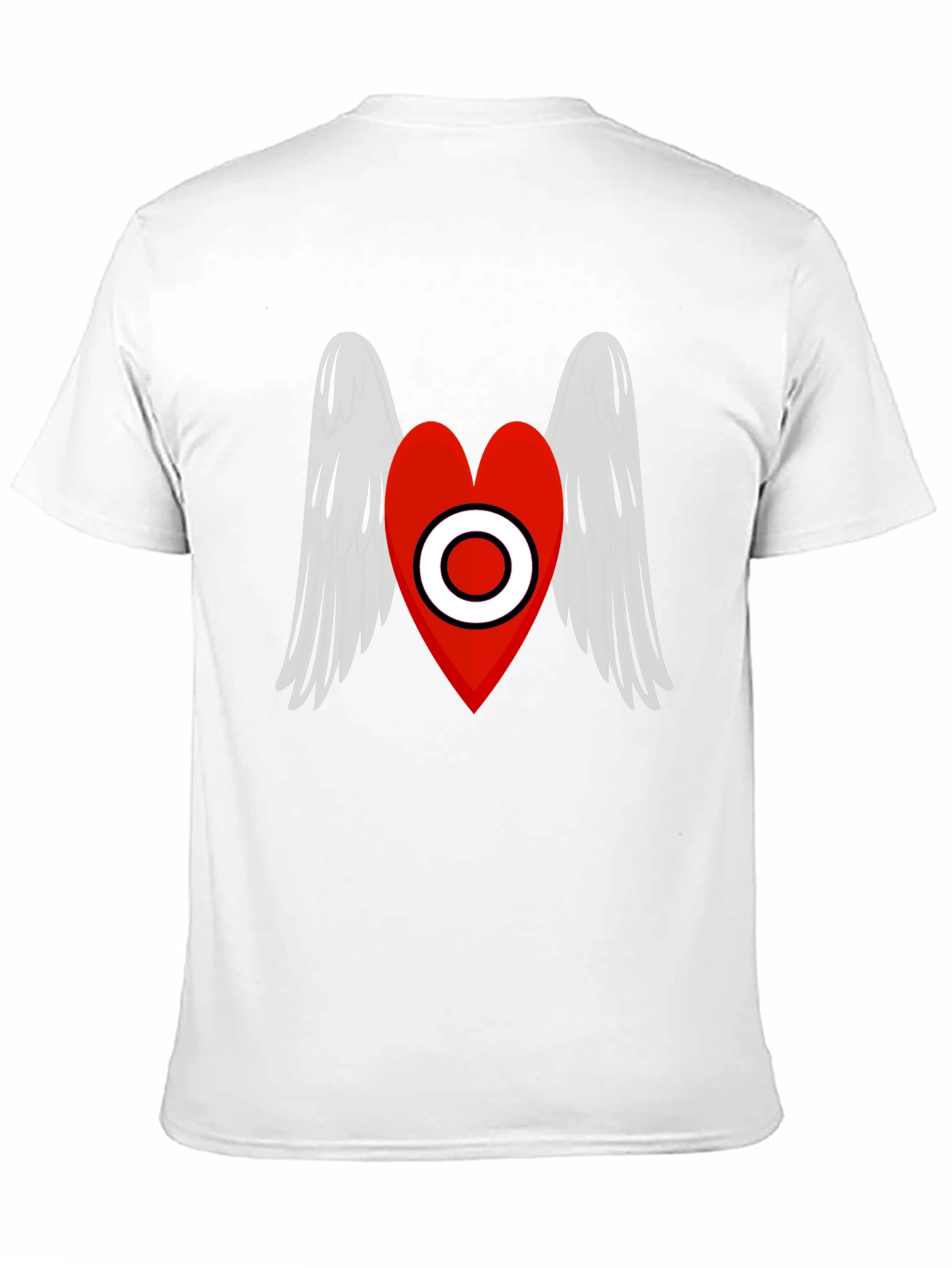 Heart Wings Graphic Tee - Black