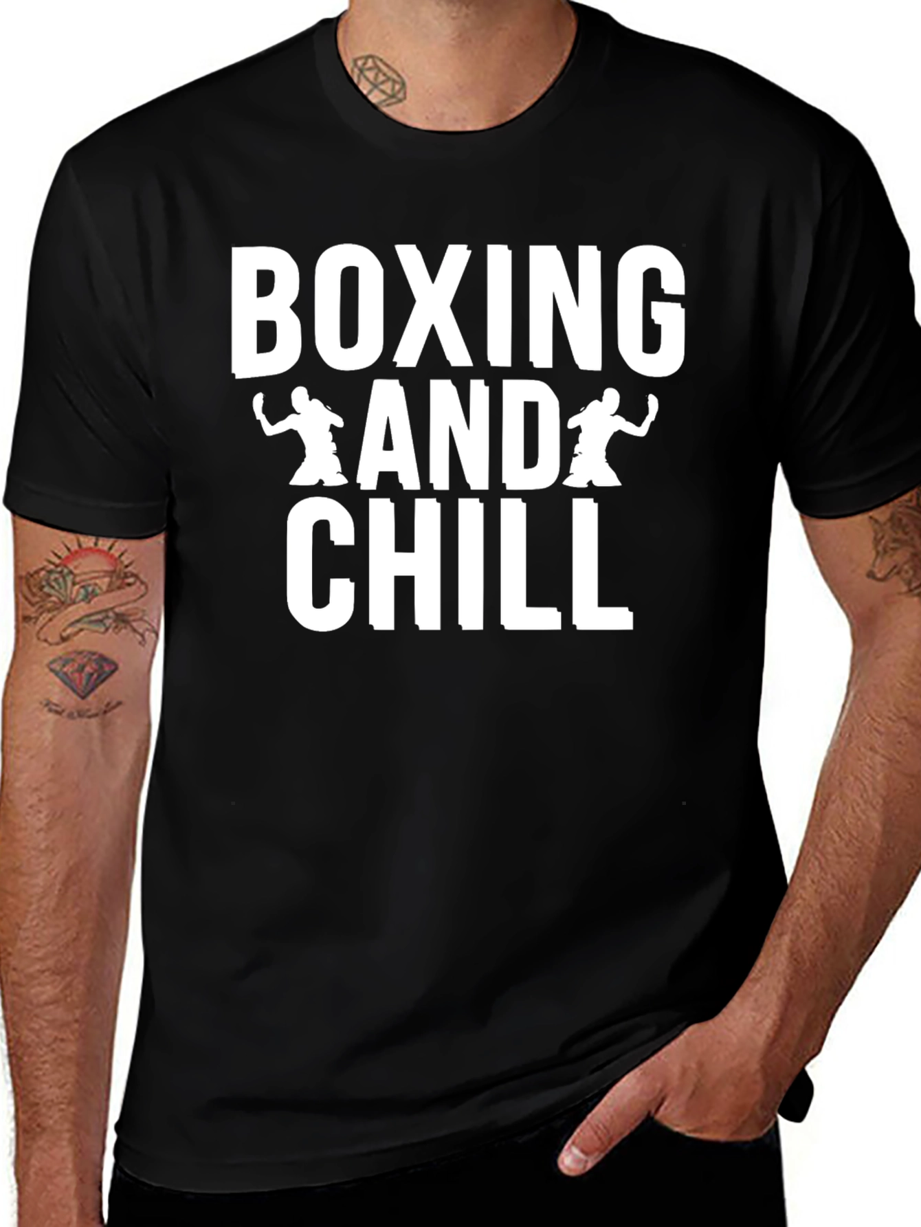 Boxing and Chill Graphic T-Shirt