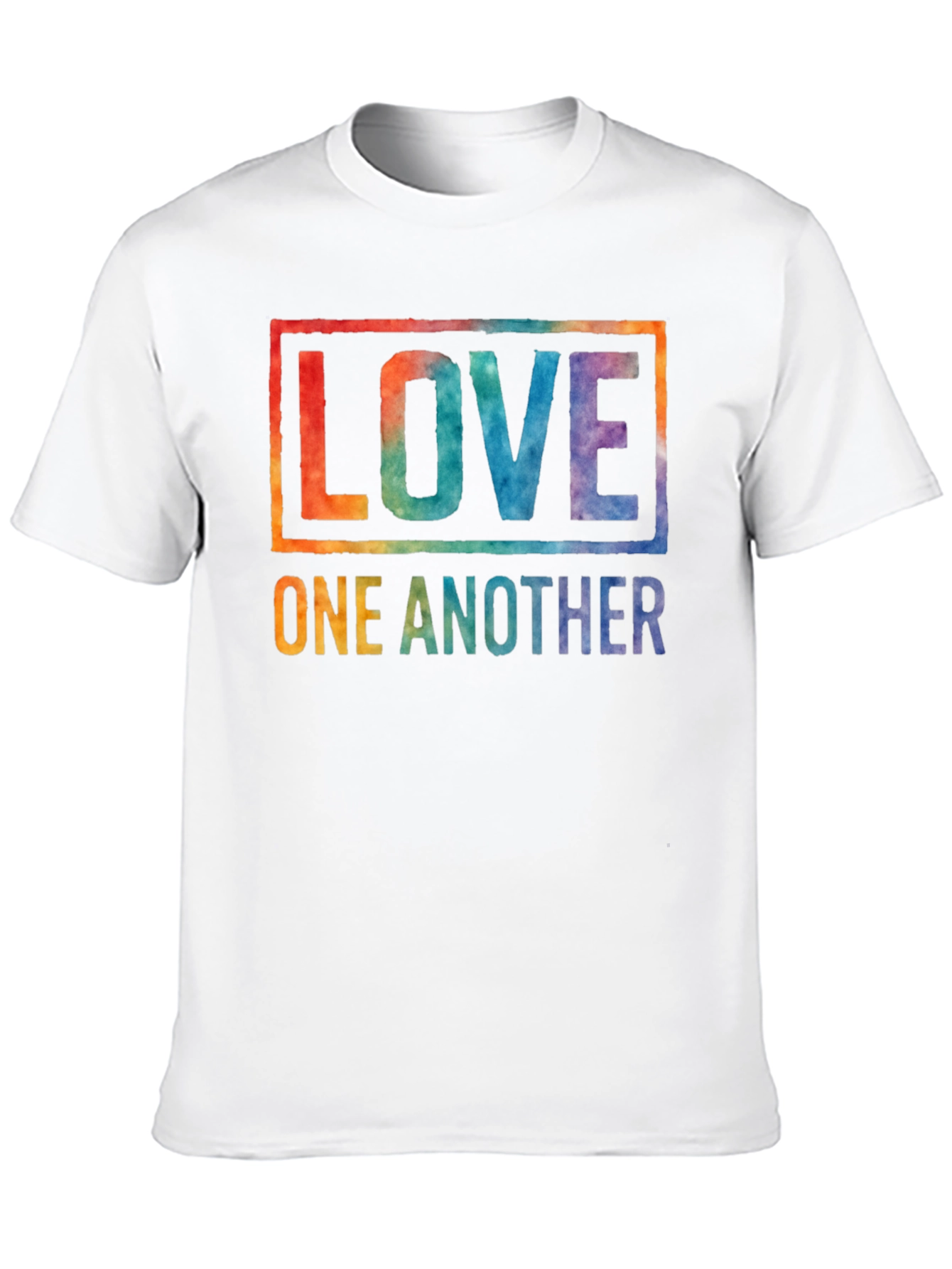 Love One Another Graphic Tee - Black