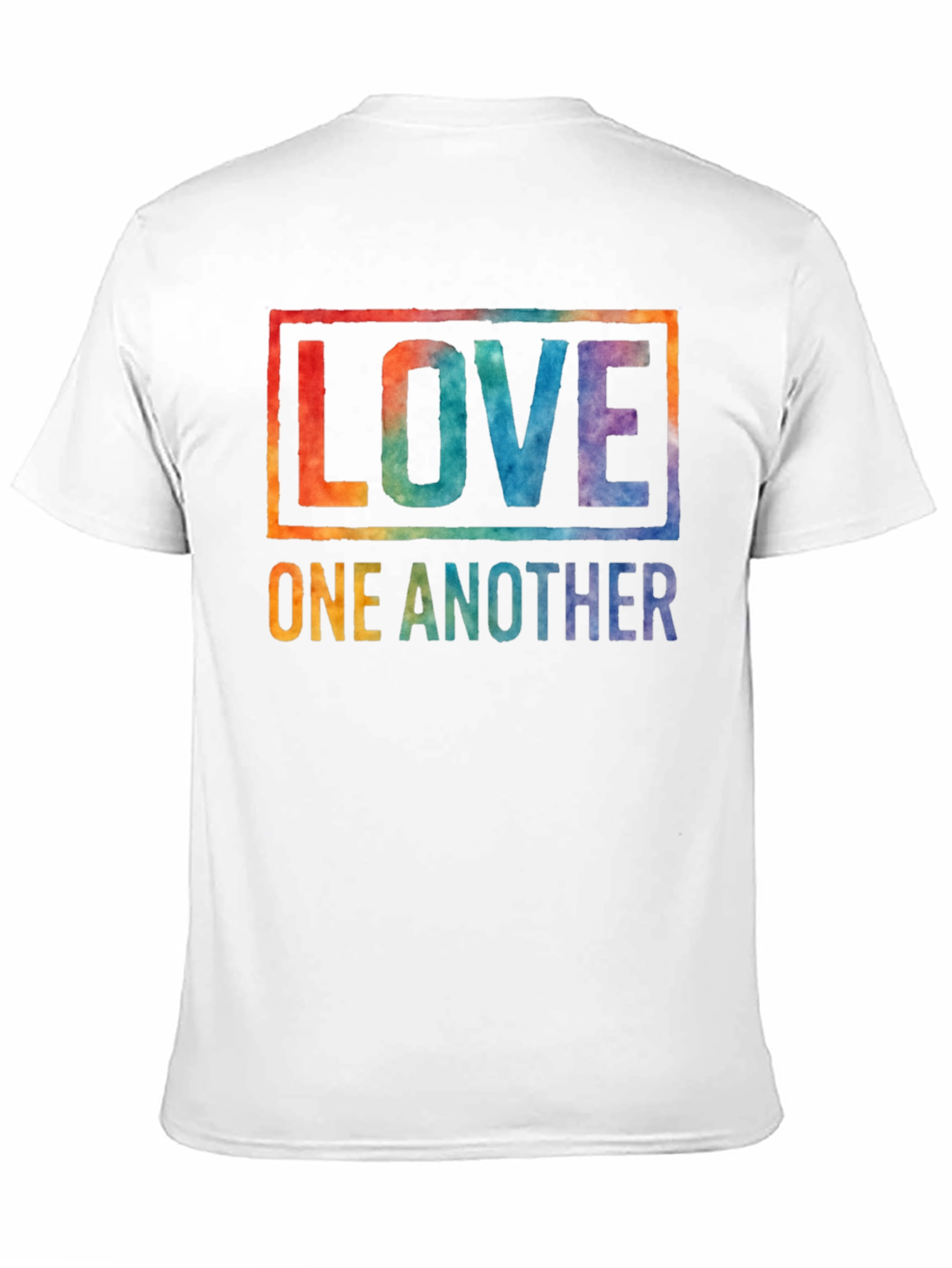 Love One Another Graphic Tee - Black
