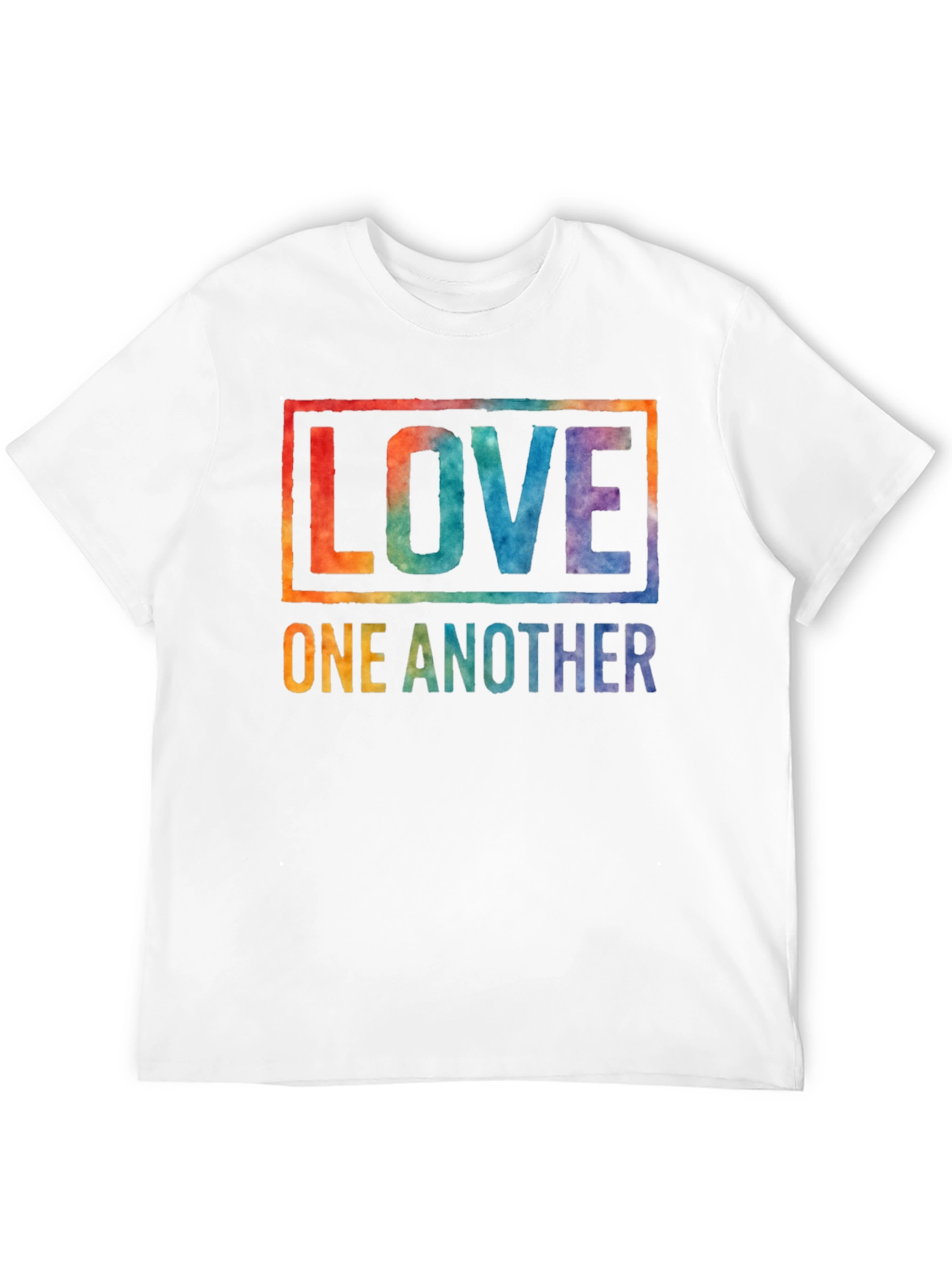 Love One Another Graphic Tee - Black