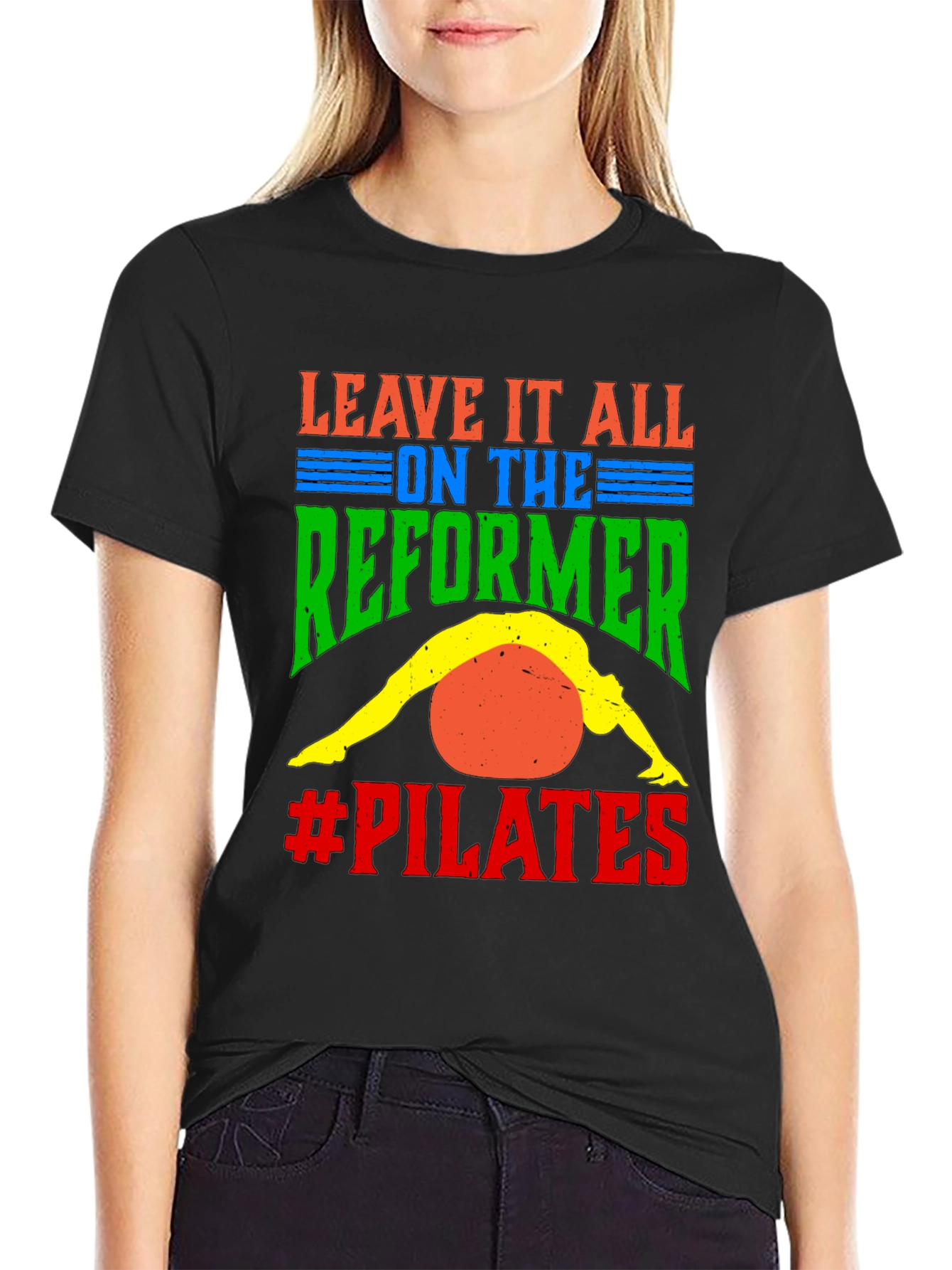 Pilates Reformer T-Shirt - Leave It All