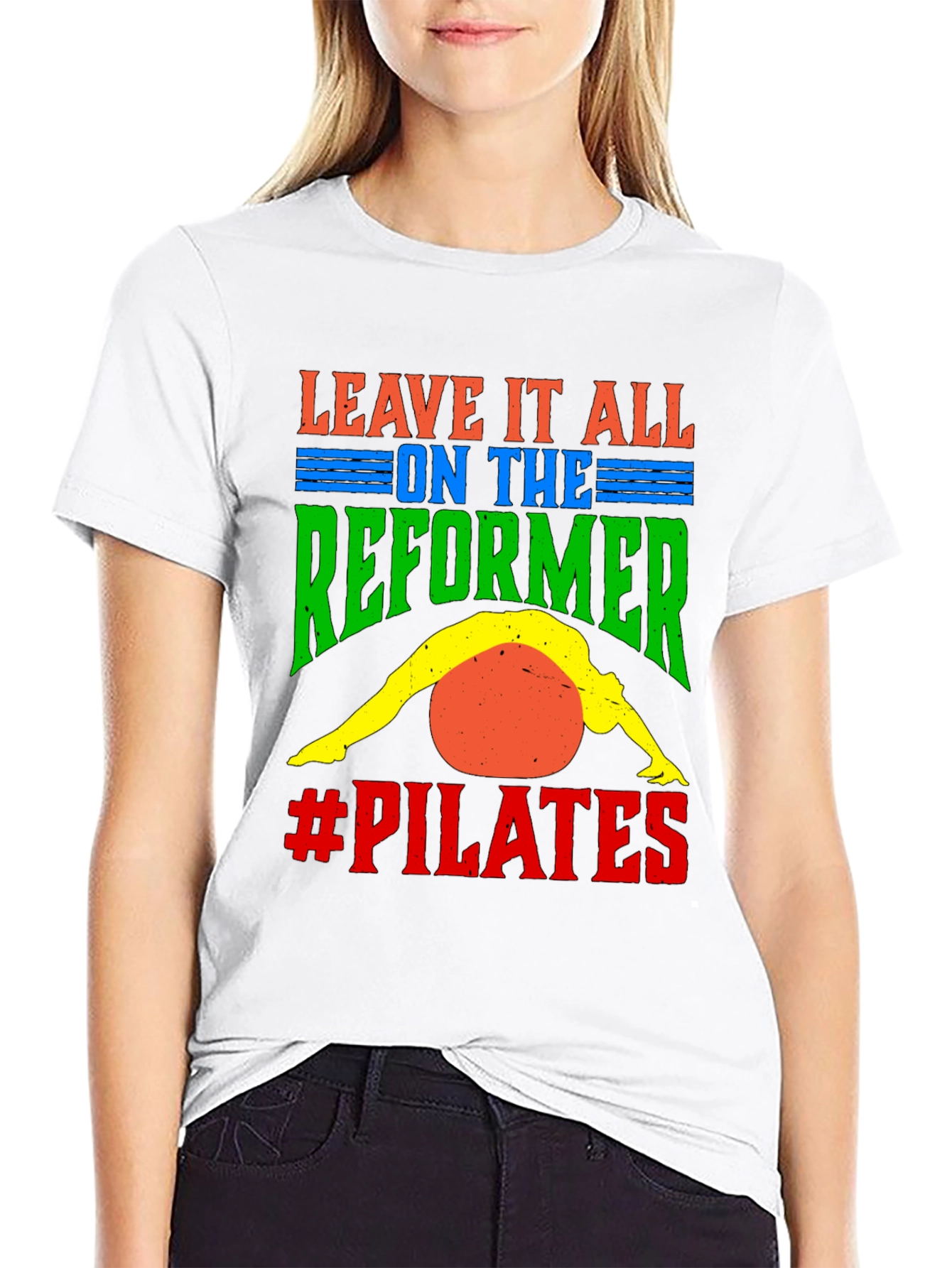 Pilates Reformer T-Shirt - Leave It All
