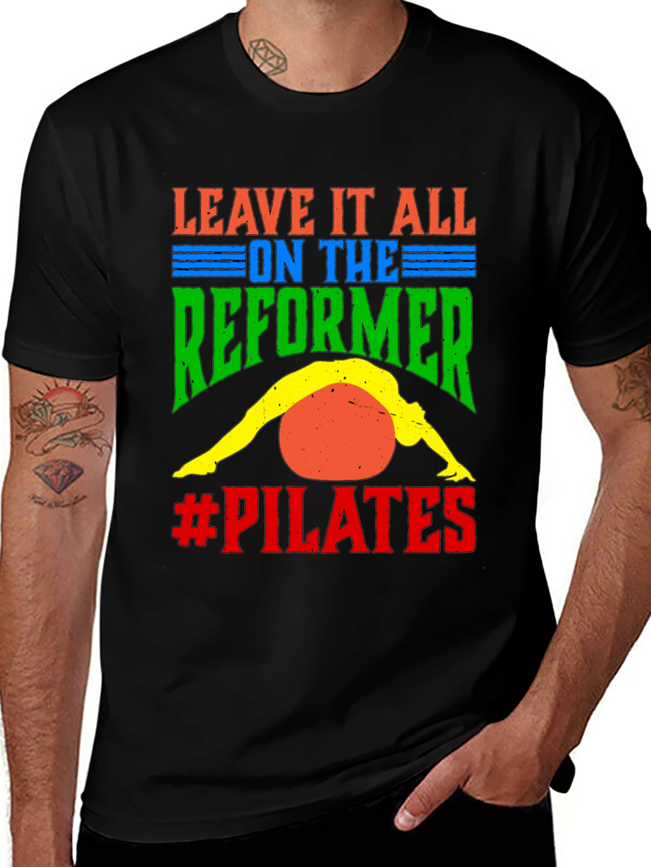 Pilates Reformer T-Shirt - Leave It All