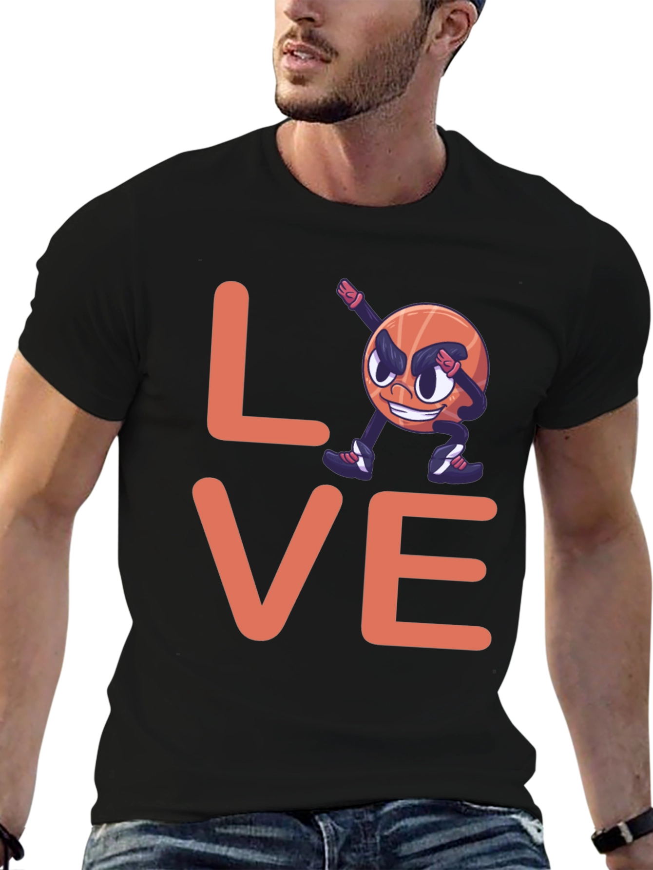 Love Basketball Graphic Tee