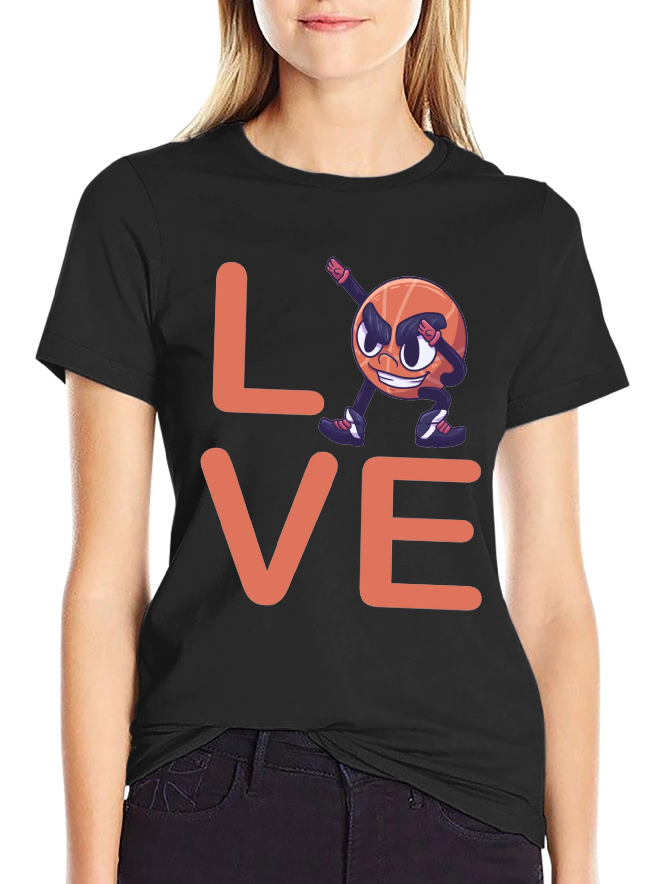 Love Basketball Graphic Tee