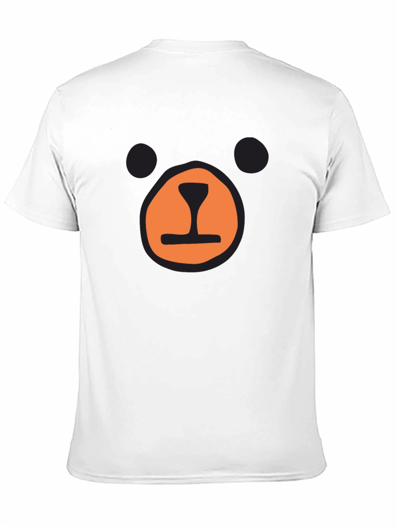 Black Bear Face Graphic T-Shirt