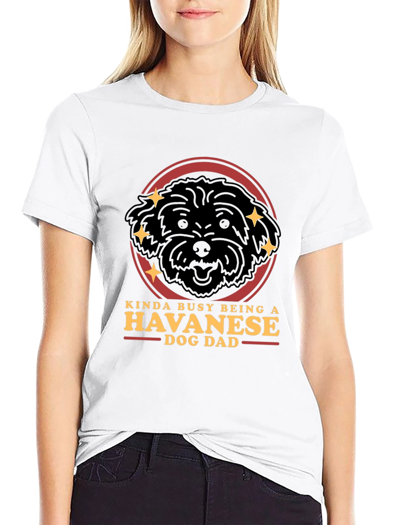 Havanese Dog Dad T-Shirt - Funny Pet Lover Gift