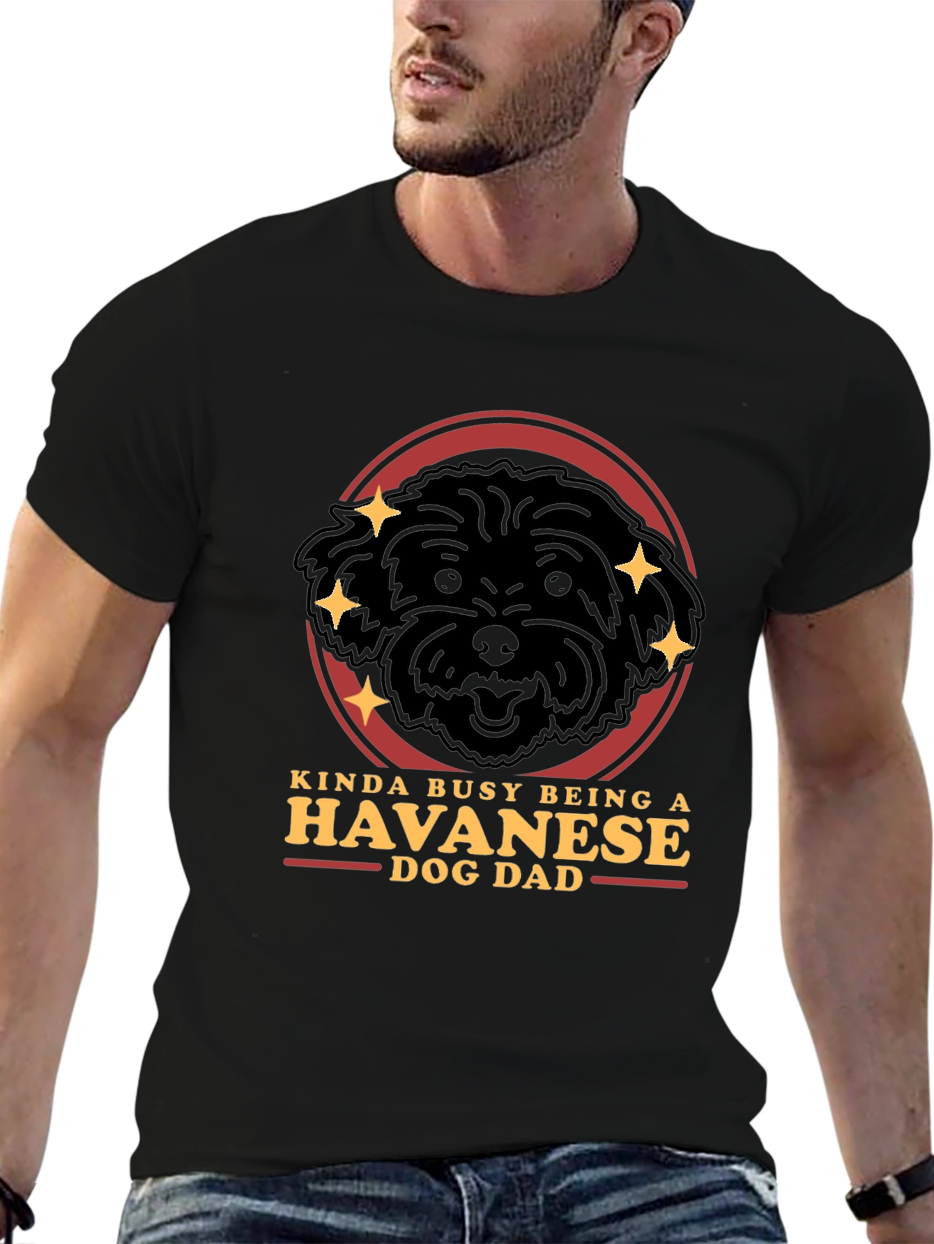 Havanese Dog Dad T-Shirt - Funny Pet Lover Gift