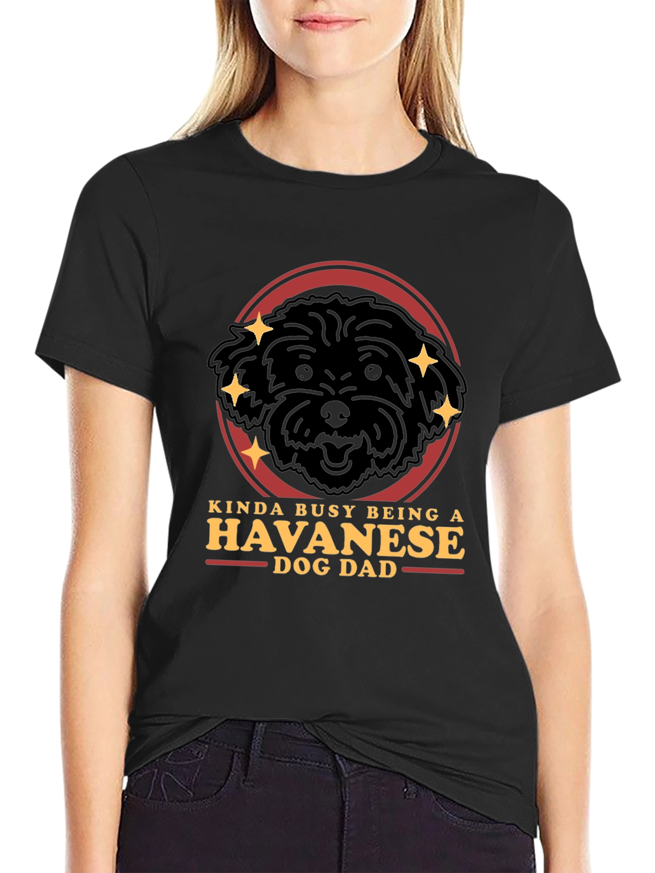Havanese Dog Dad T-Shirt - Funny Pet Lover Gift