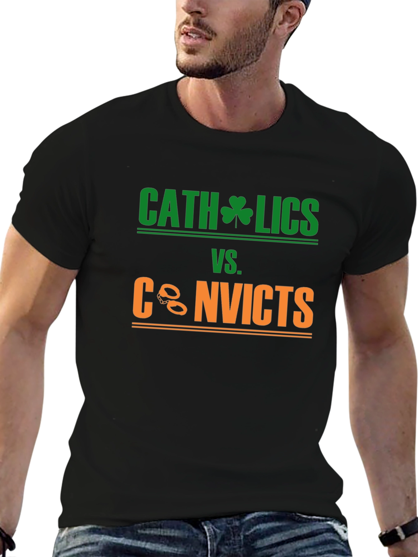 Catholics vs. Convicts Graphic Tee