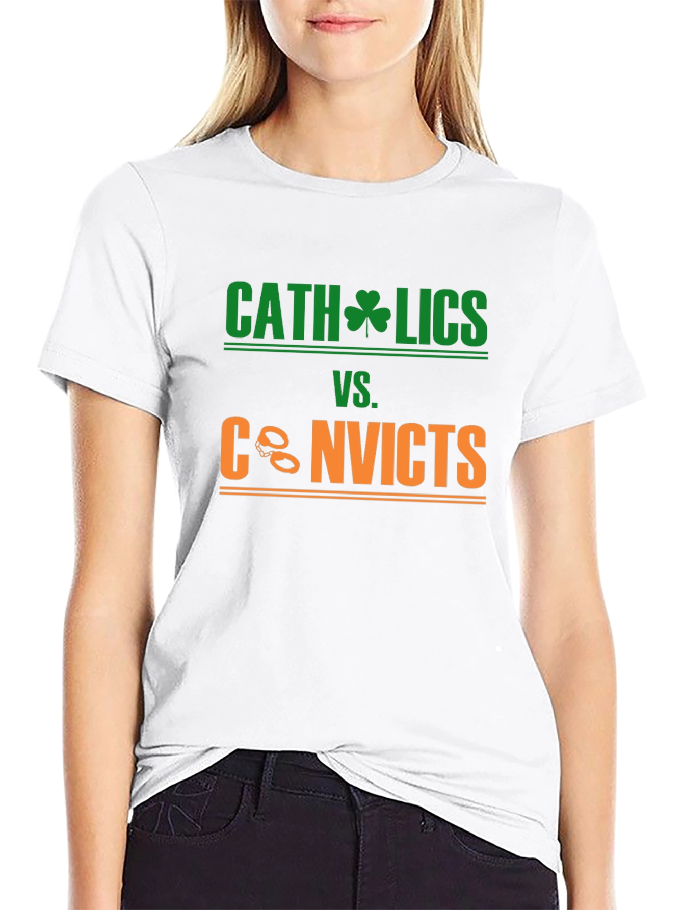 Catholics vs. Convicts Graphic Tee
