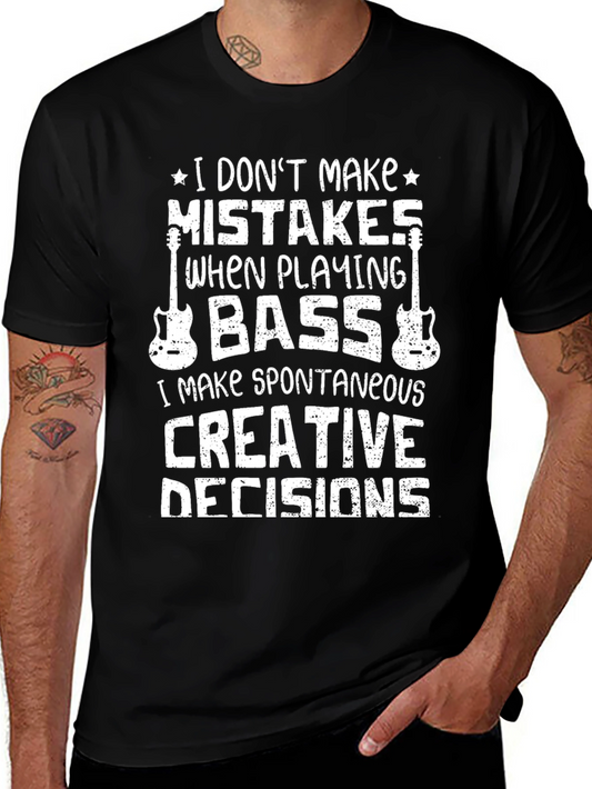 Funny Bass Guitar T-Shirt Musician Gift
