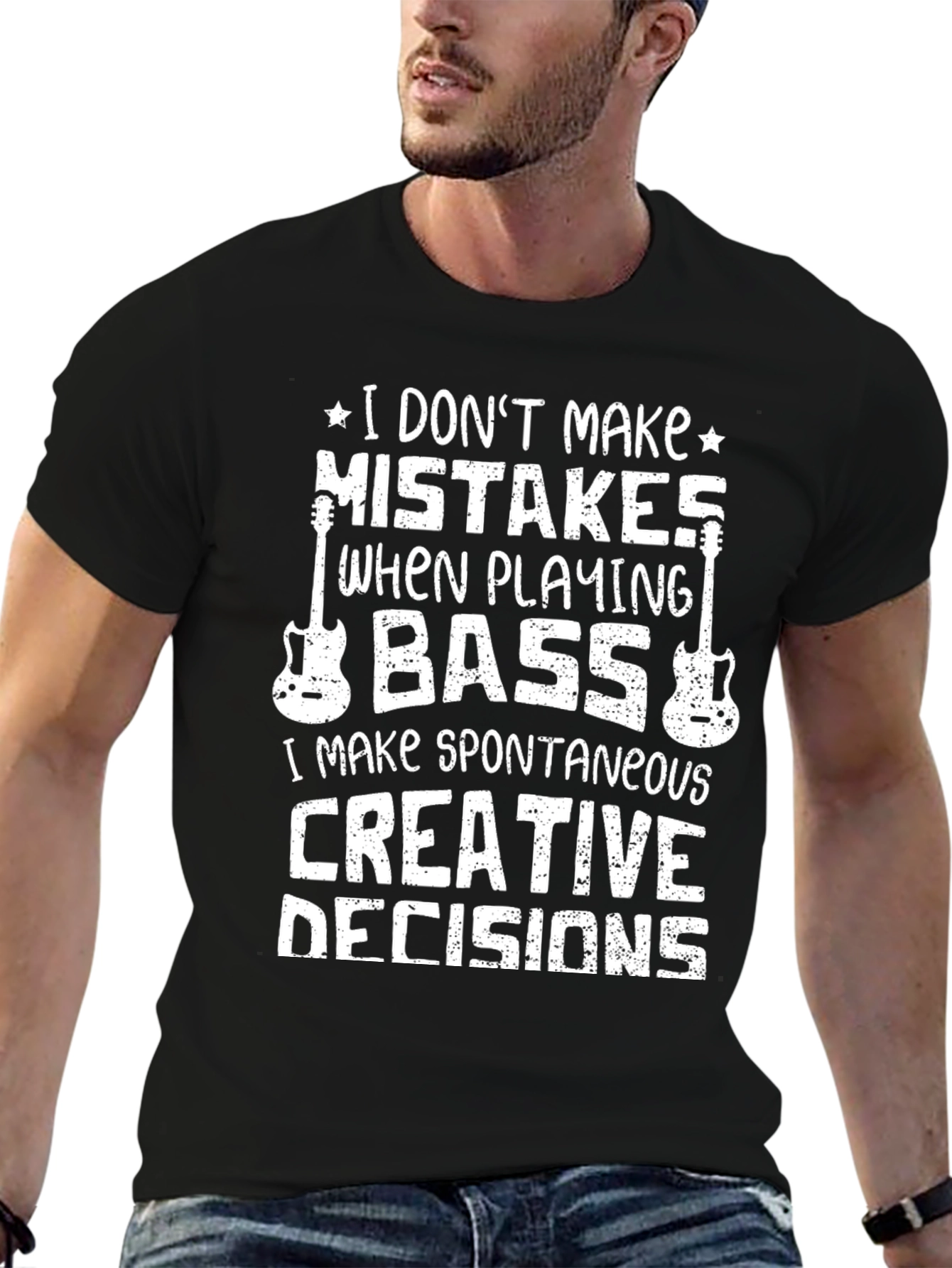 Funny Bass Guitar T-Shirt Musician Gift