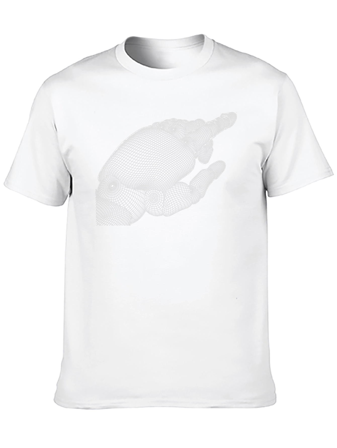 Tech Hand Graphic T-Shirt - Modern Style
