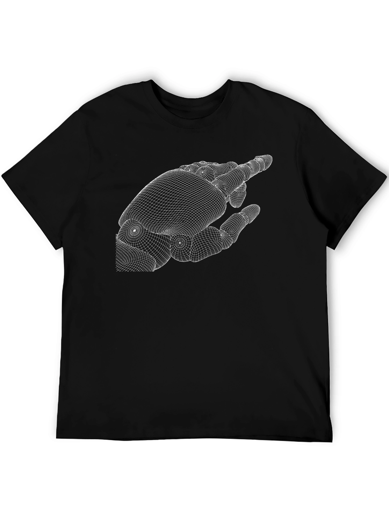 Tech Hand Graphic T-Shirt - Modern Style