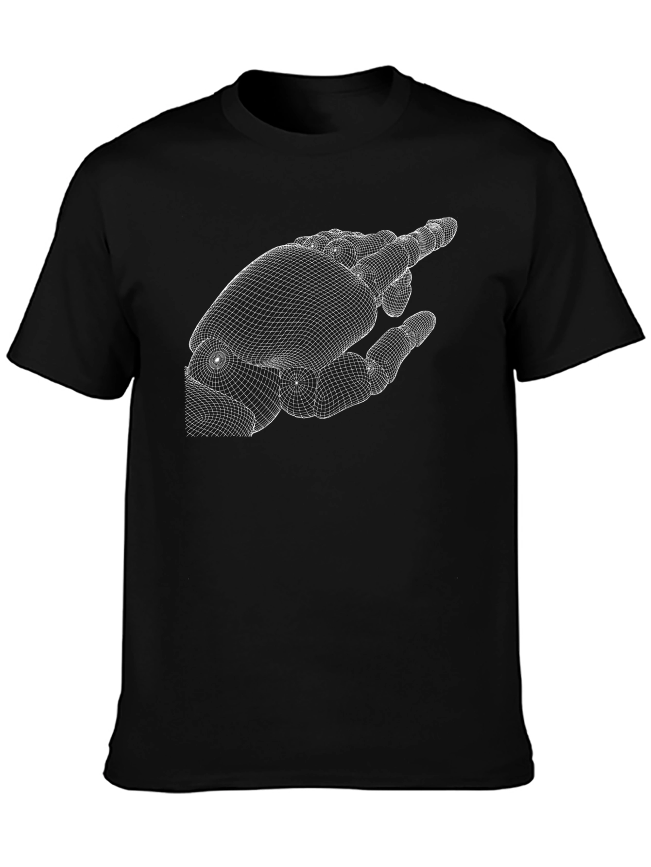 Tech Hand Graphic T-Shirt - Modern Style